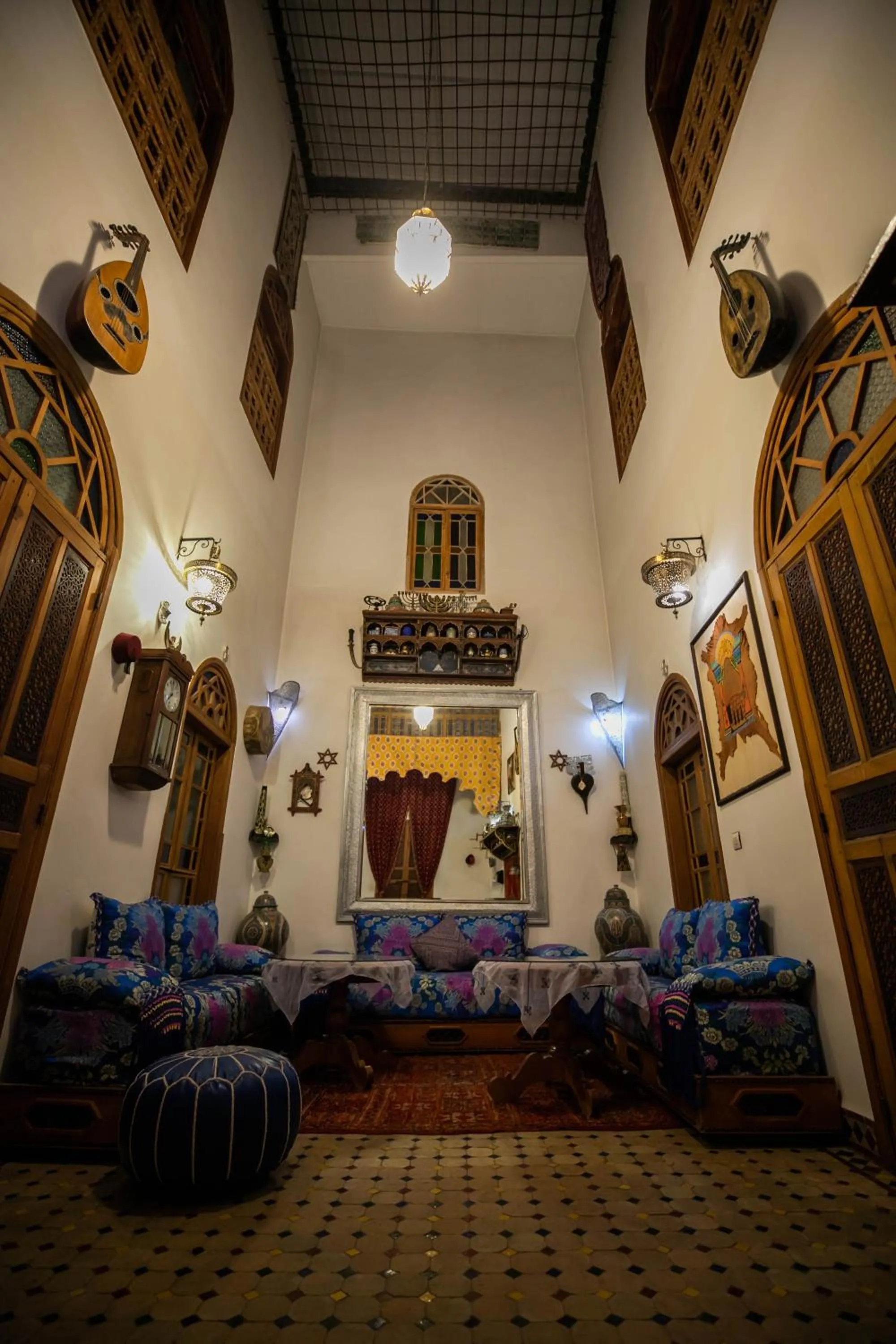 Living room in Riad Les Idrissides Chez LEA