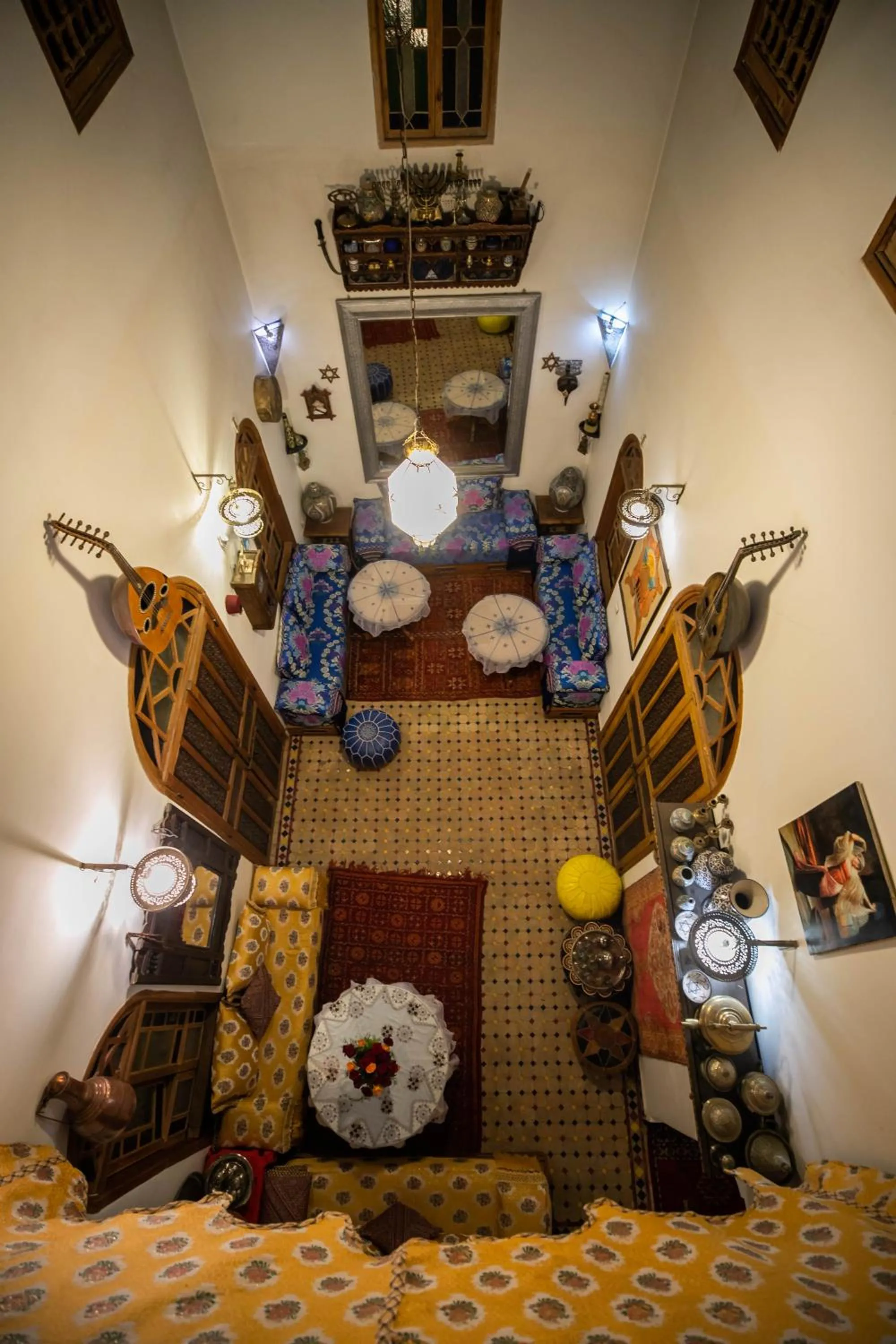 Living room in Riad Les Idrissides Chez LEA