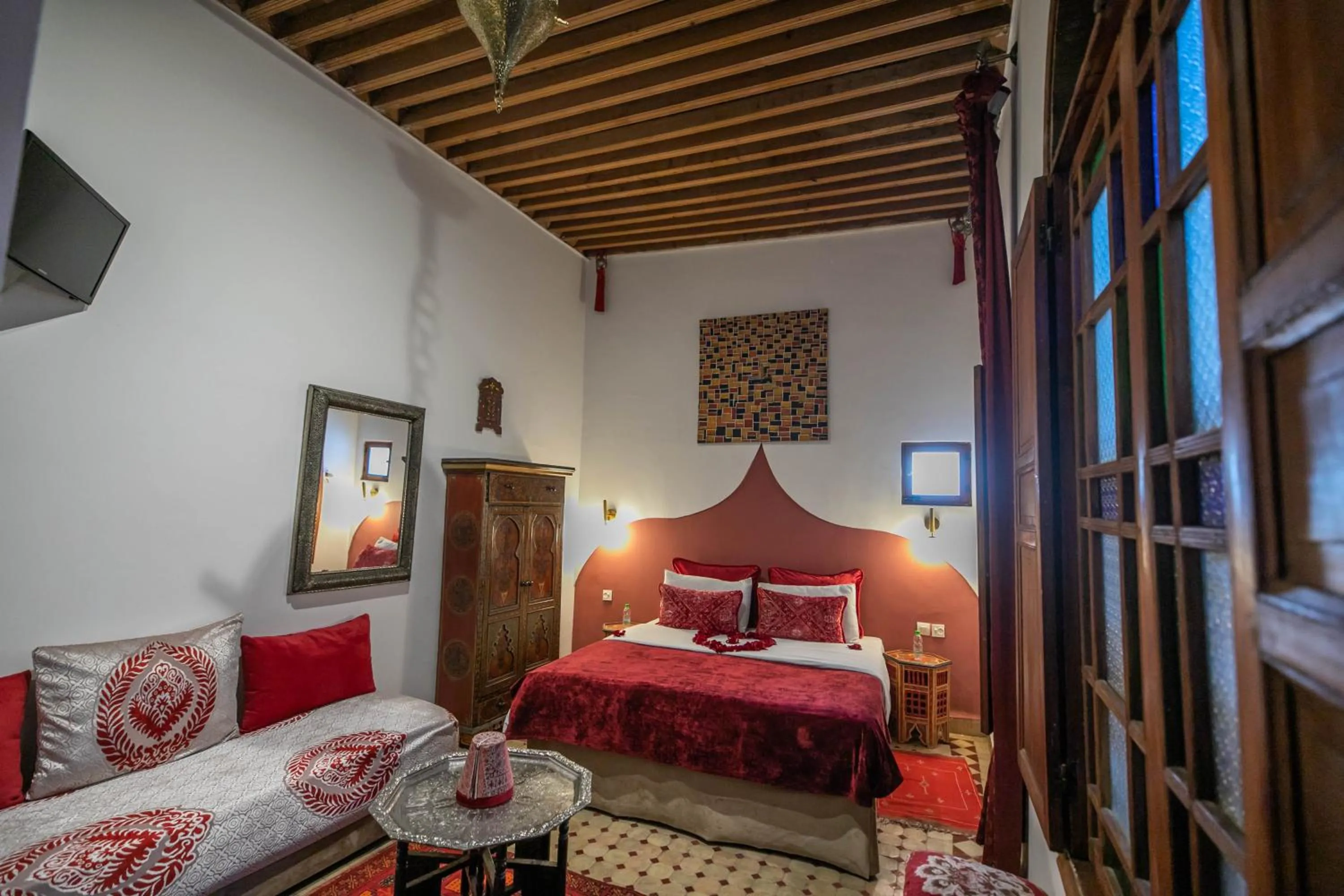 Bed in Riad Les Idrissides Chez LEA