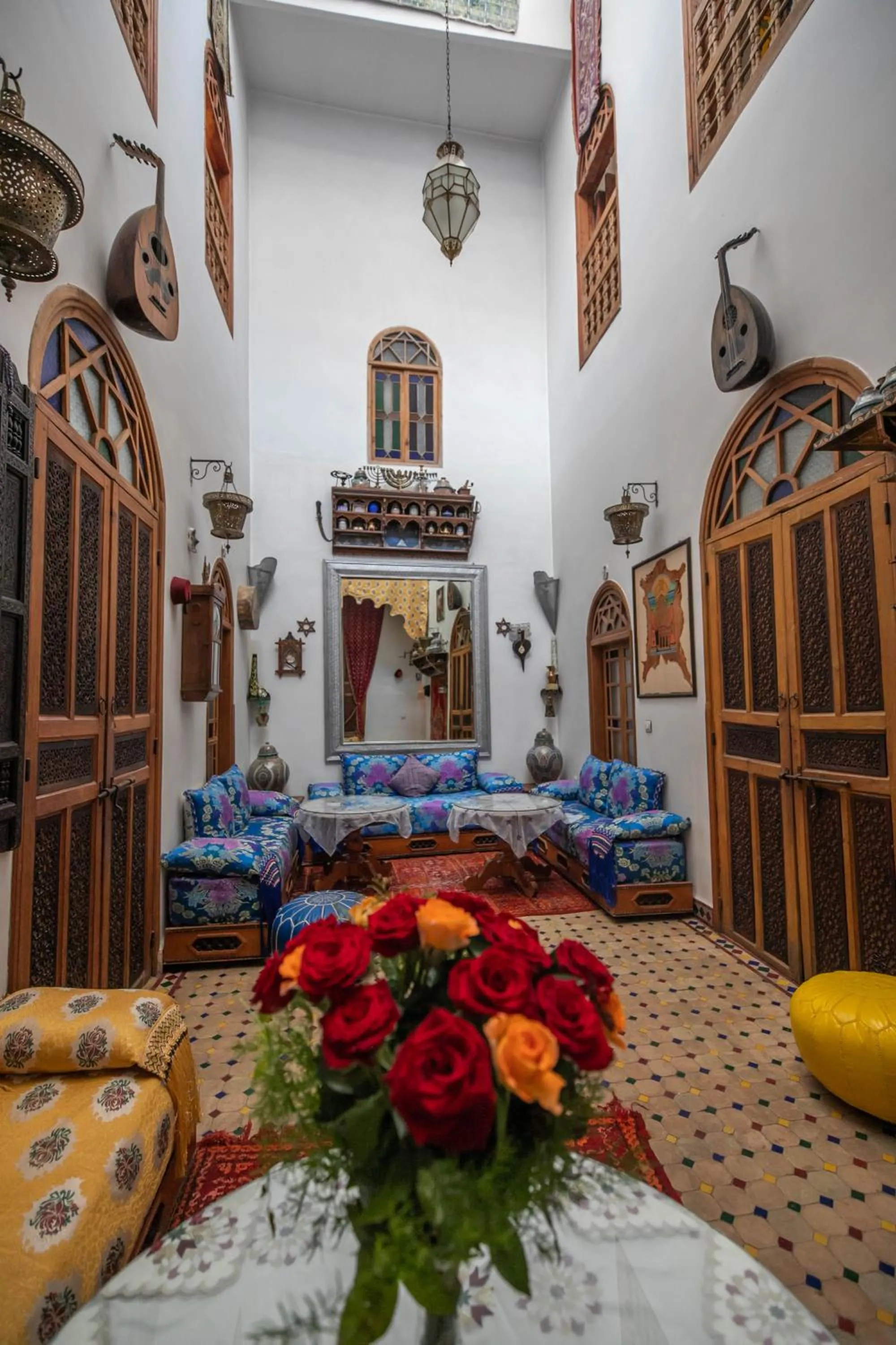 Living room in Riad Les Idrissides Chez LEA