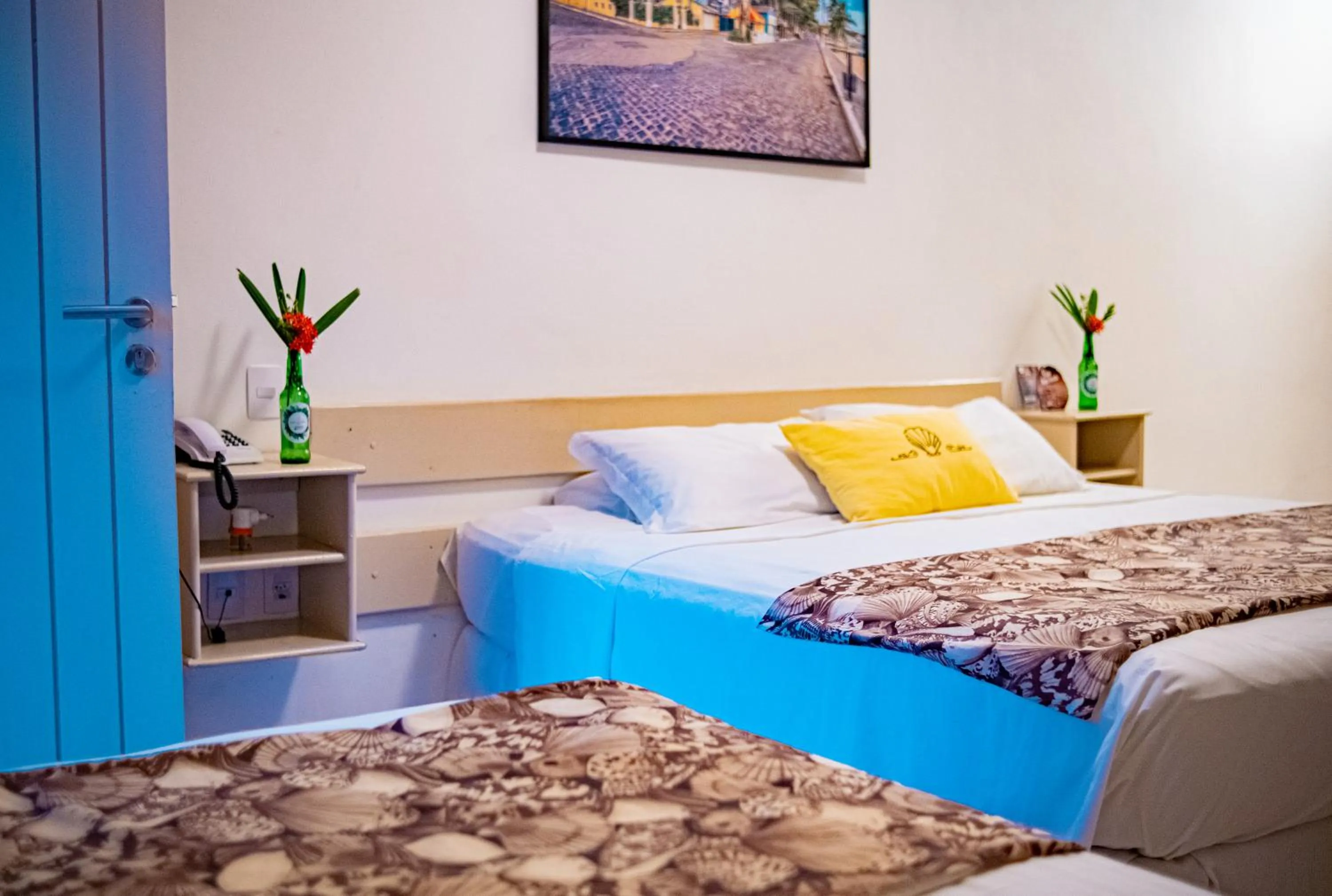 Bed in Pousada Portal da Concha