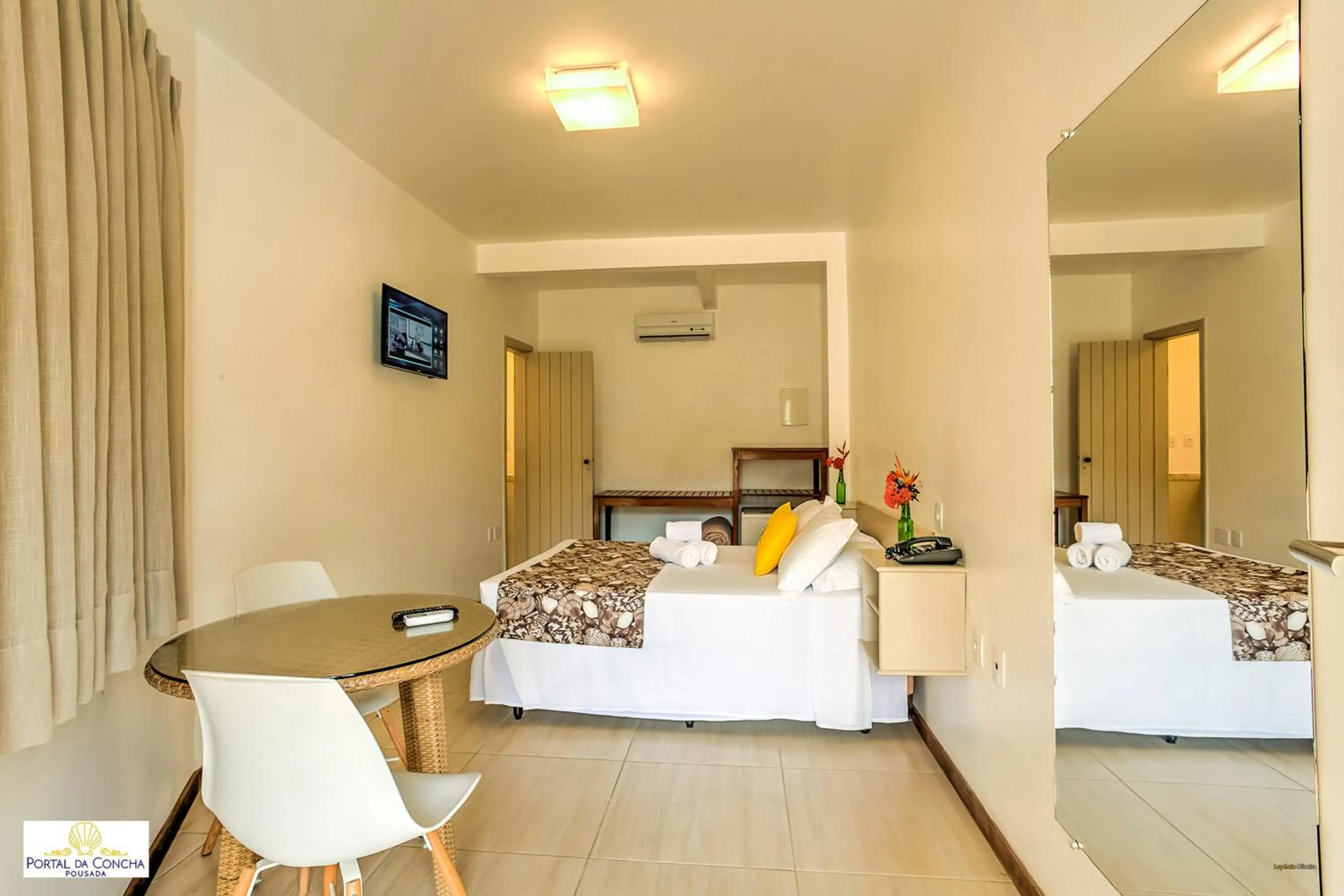 Bedroom, Bed in Pousada Portal da Concha