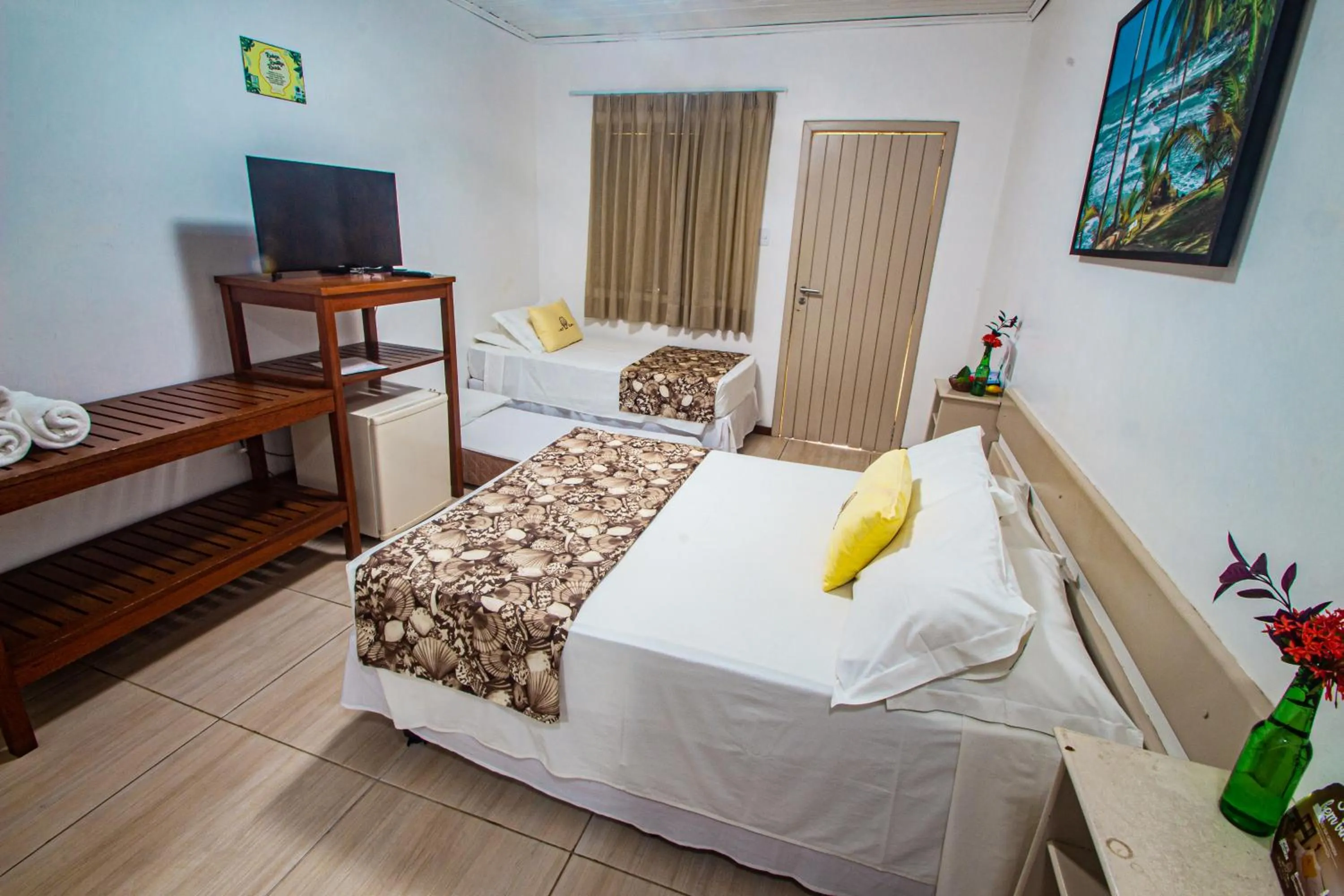 Bed in Pousada Portal da Concha