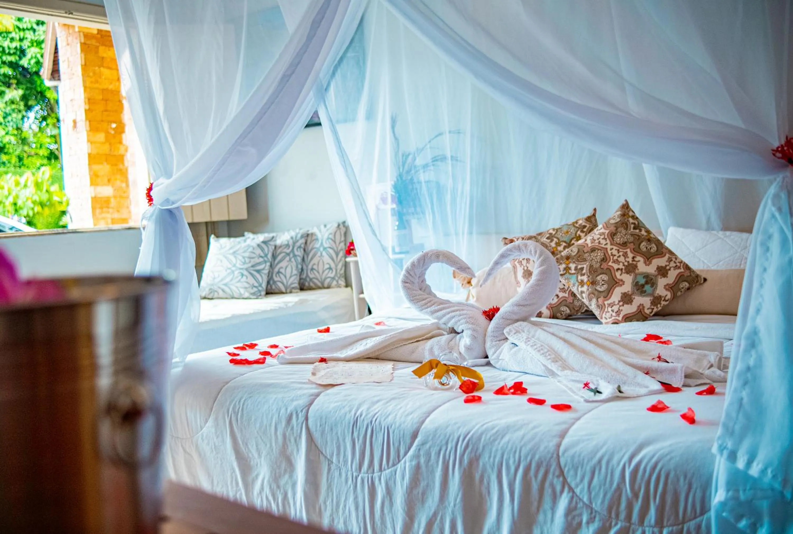 Decorative detail, Bed in Pousada Portal da Concha