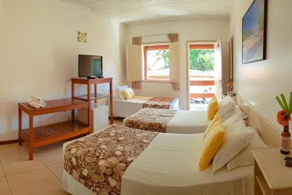 Photo of the whole room, Bed in Pousada Portal da Concha