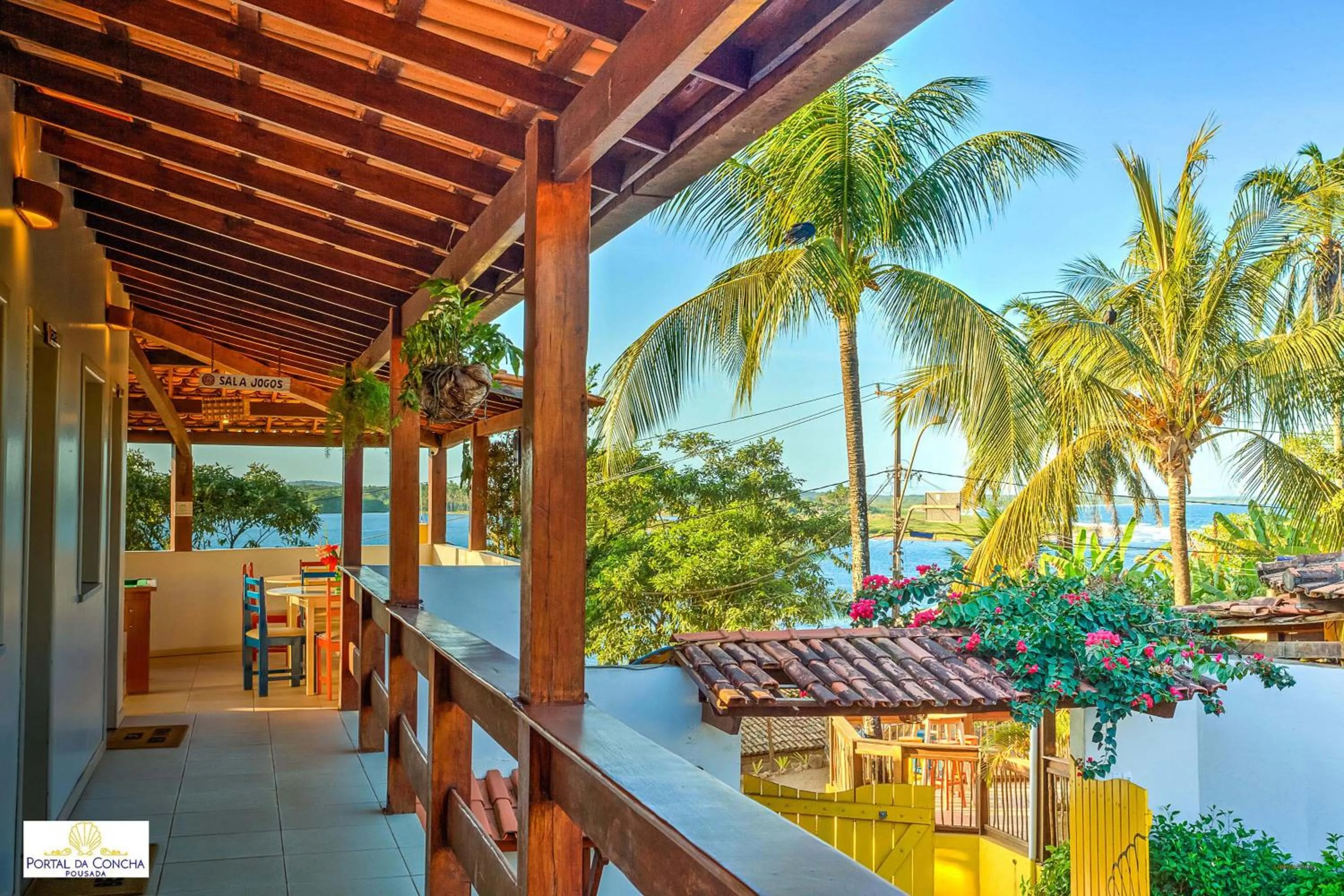 Bird's eye view in Pousada Portal da Concha