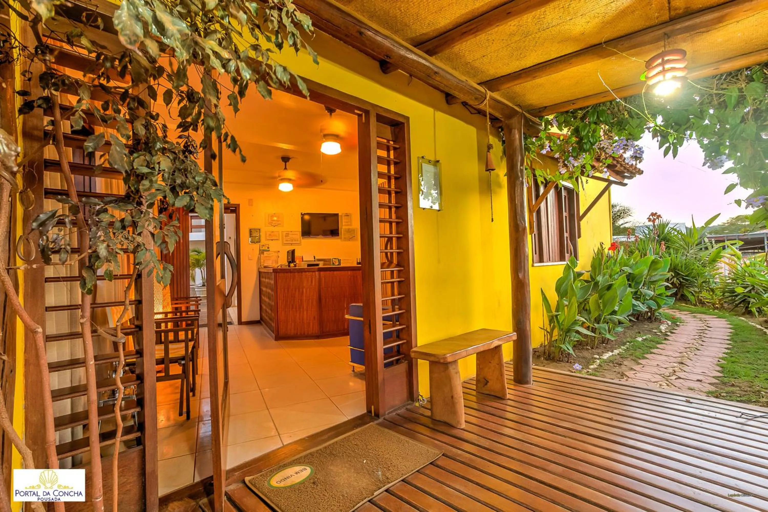 Lobby or reception in Pousada Portal da Concha