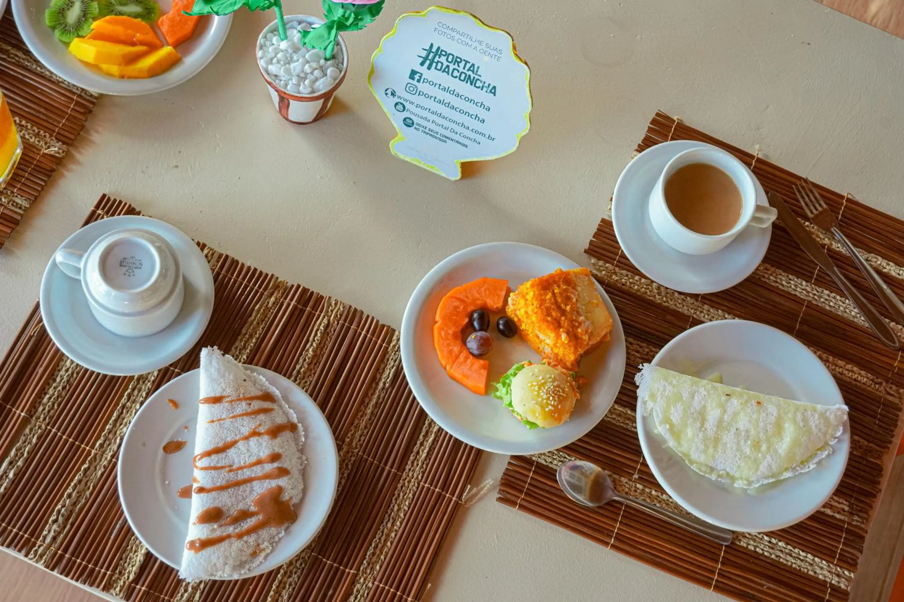 Breakfast in Pousada Portal da Concha