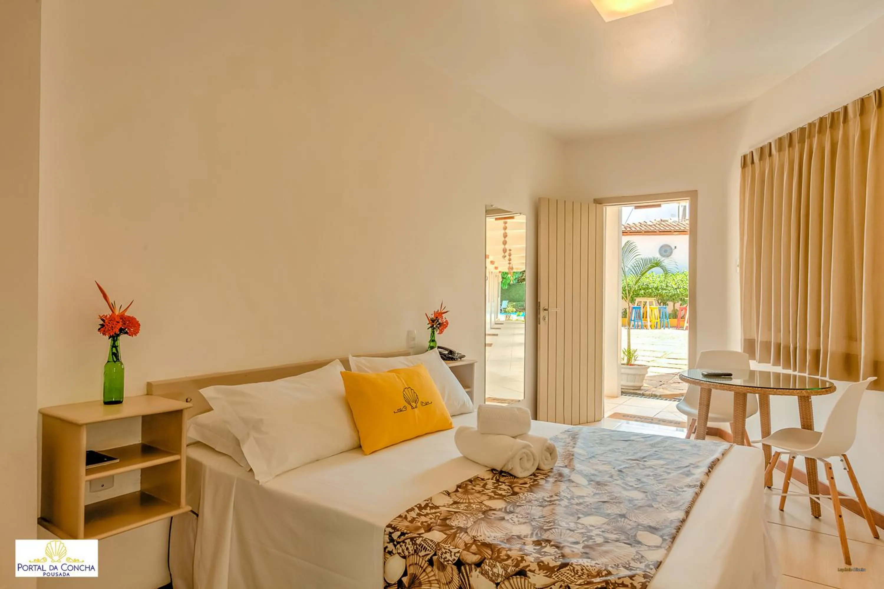 Bed in Pousada Portal da Concha