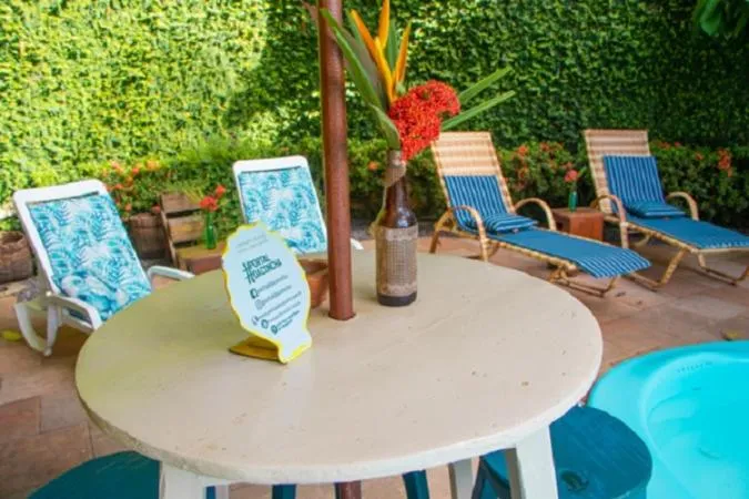 Swimming pool in Pousada Portal da Concha