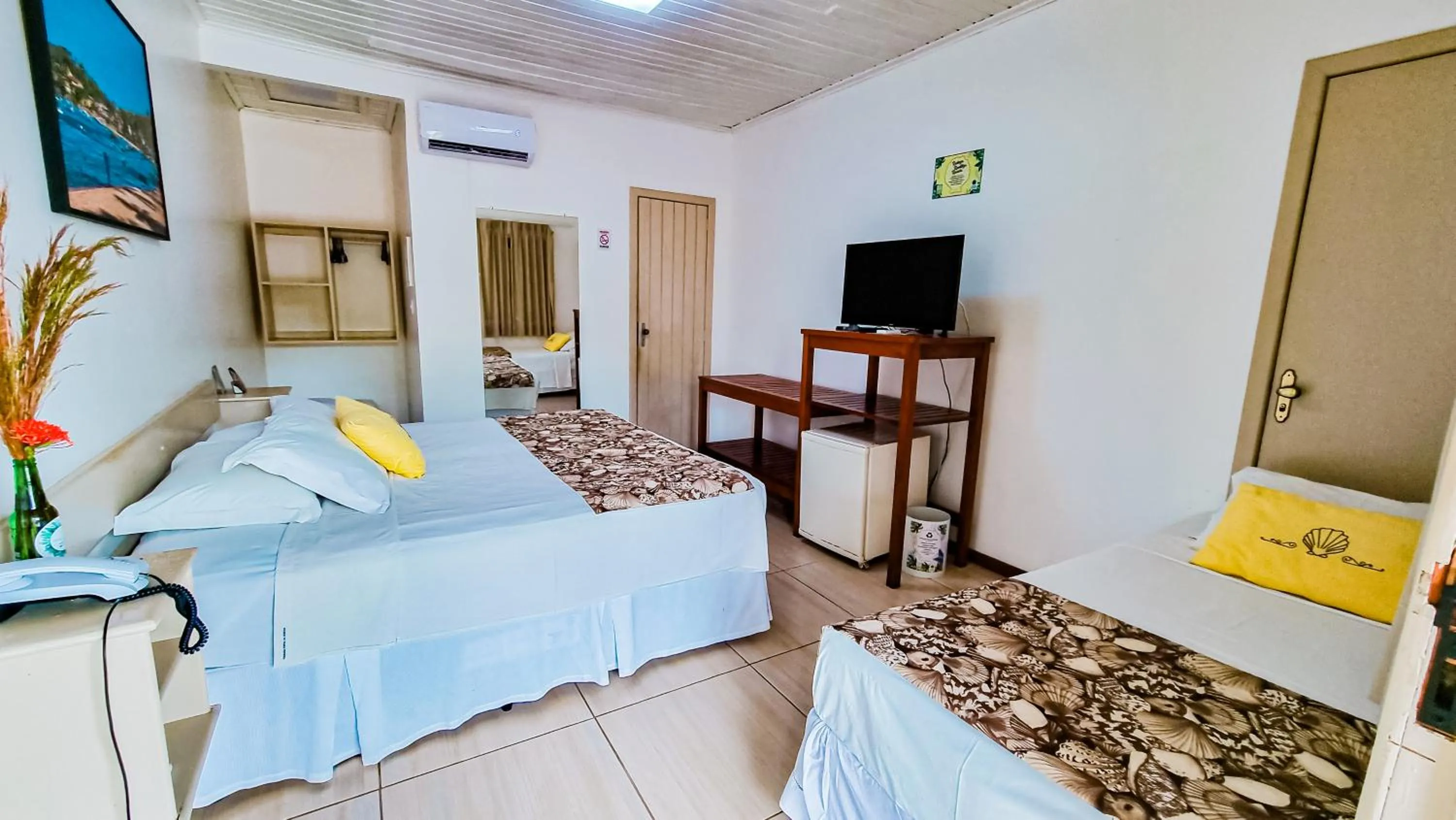 Bed in Pousada Portal da Concha