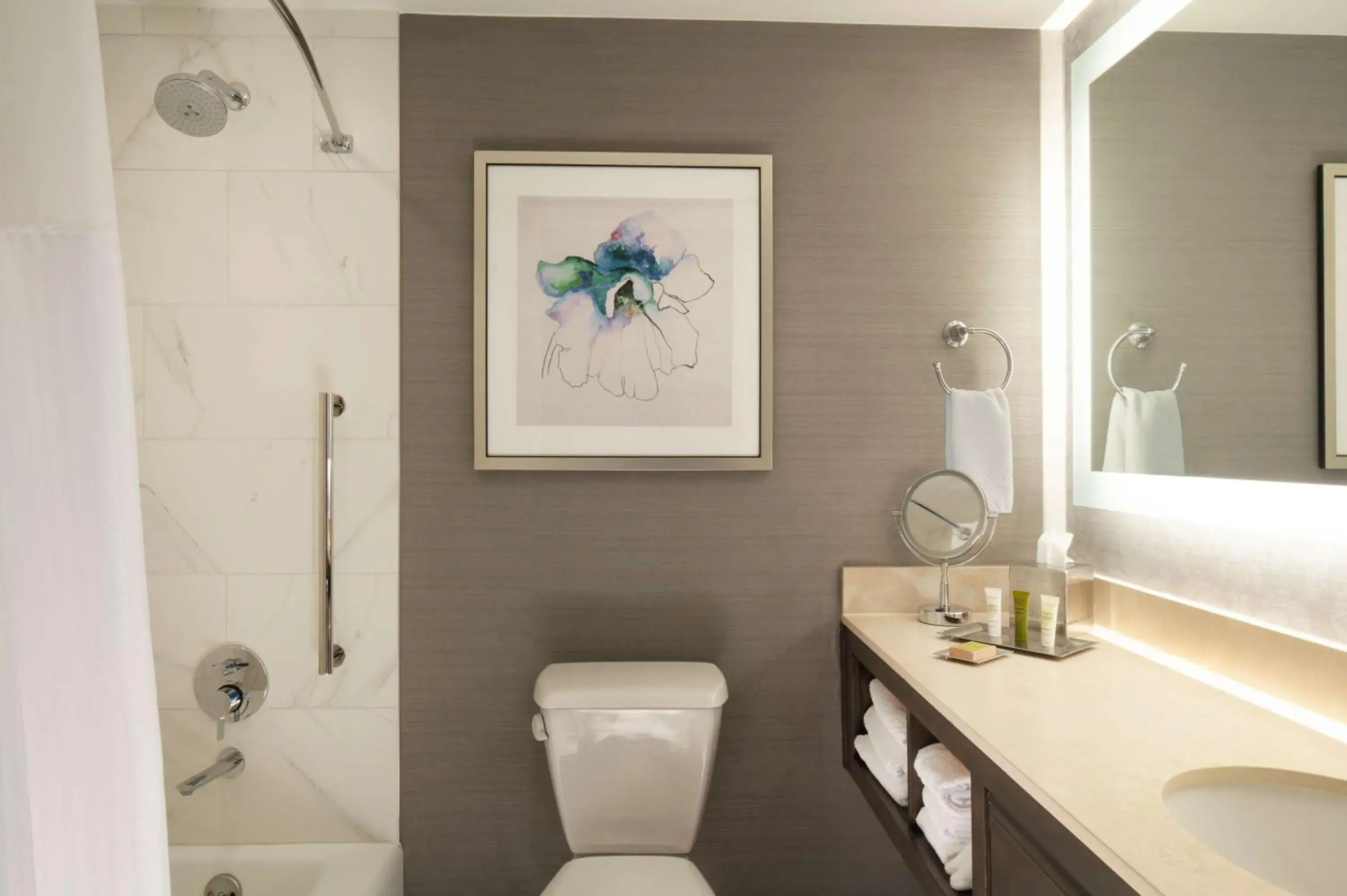 Bathroom in Hilton Atlanta/Marietta Hotel & Conference Center Bathroom in Hilton Atlanta/Marietta Hotel & Conference Center