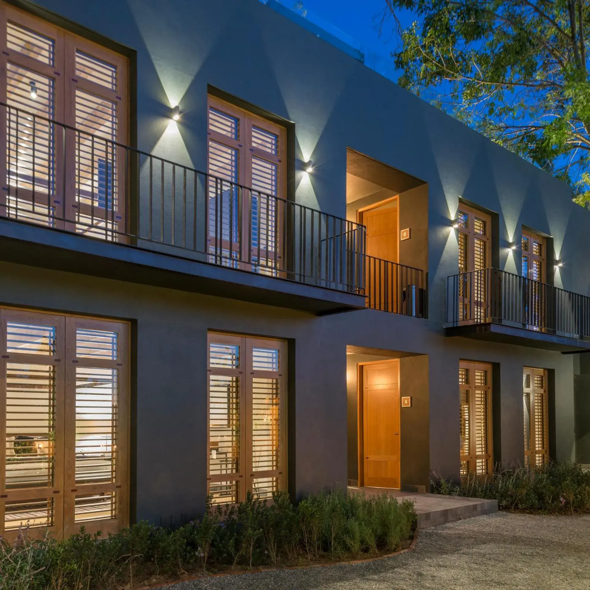 Inner courtyard view in La Casa Rodavento Inner courtyard view in La Casa Rodavento