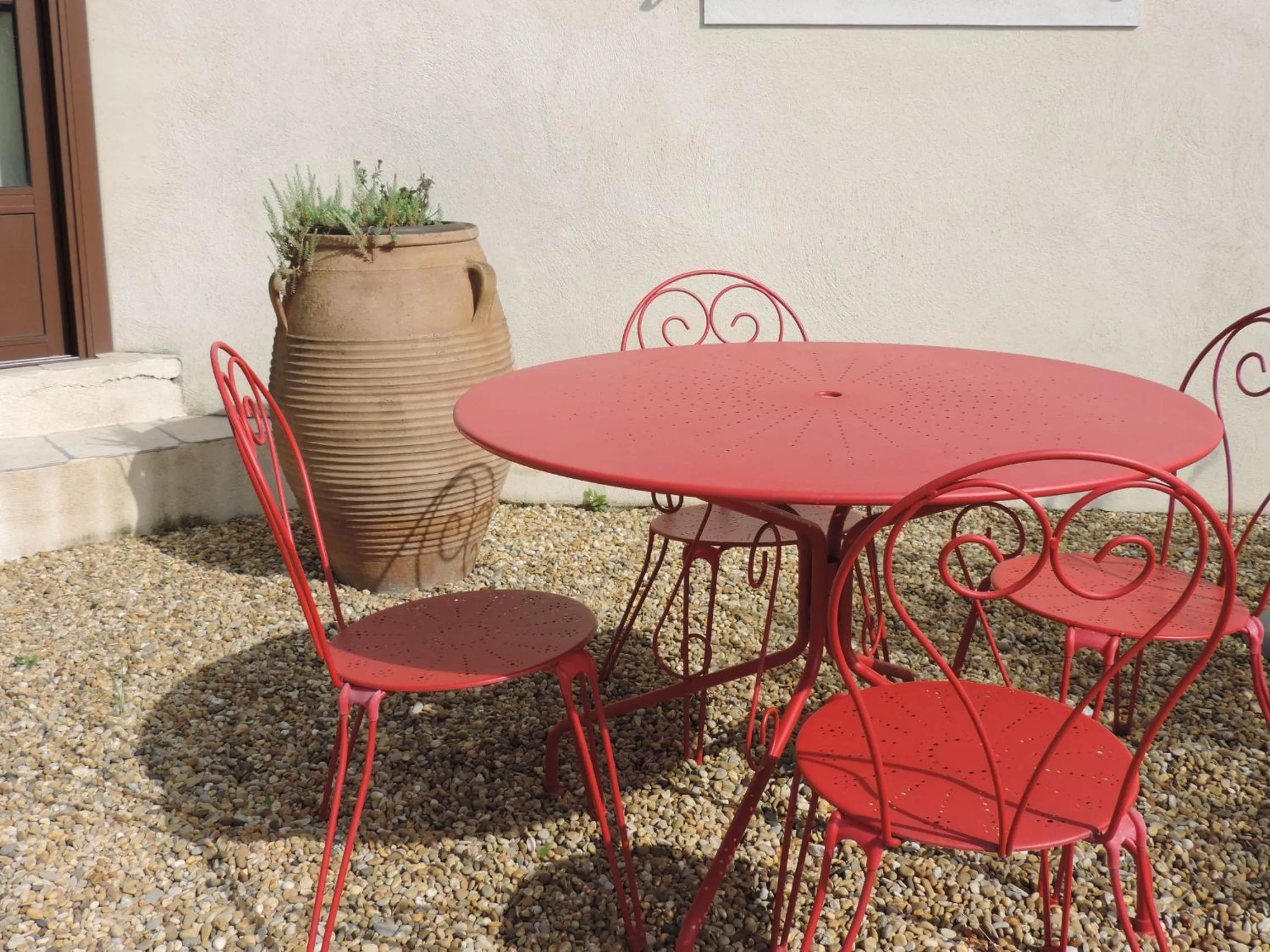 Patio in Chambre d'hôtes le faré tchanqué parking gratuit sur place