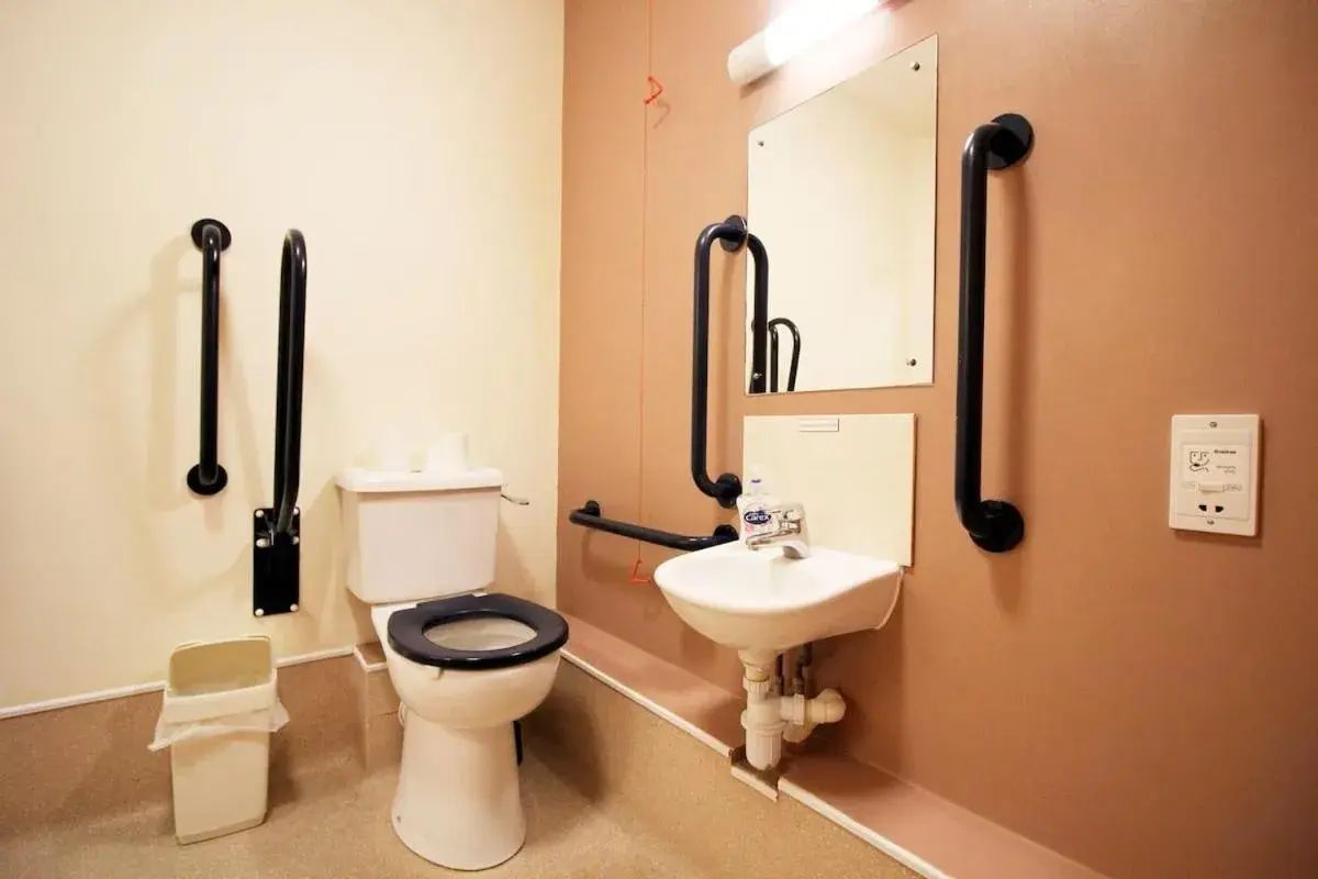 Bathroom in Wookey Hole Hotel Bathroom in Wookey Hole Hotel