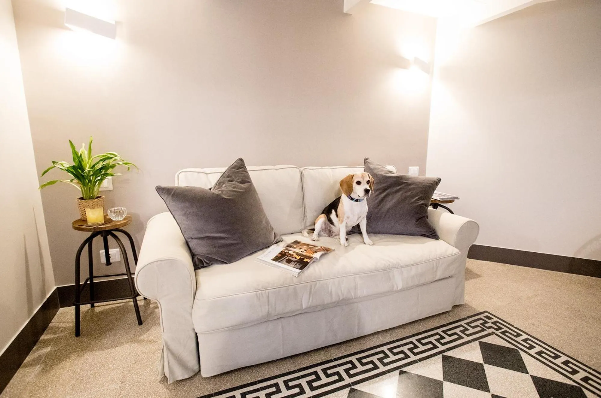 Dining area in BB Casamatta