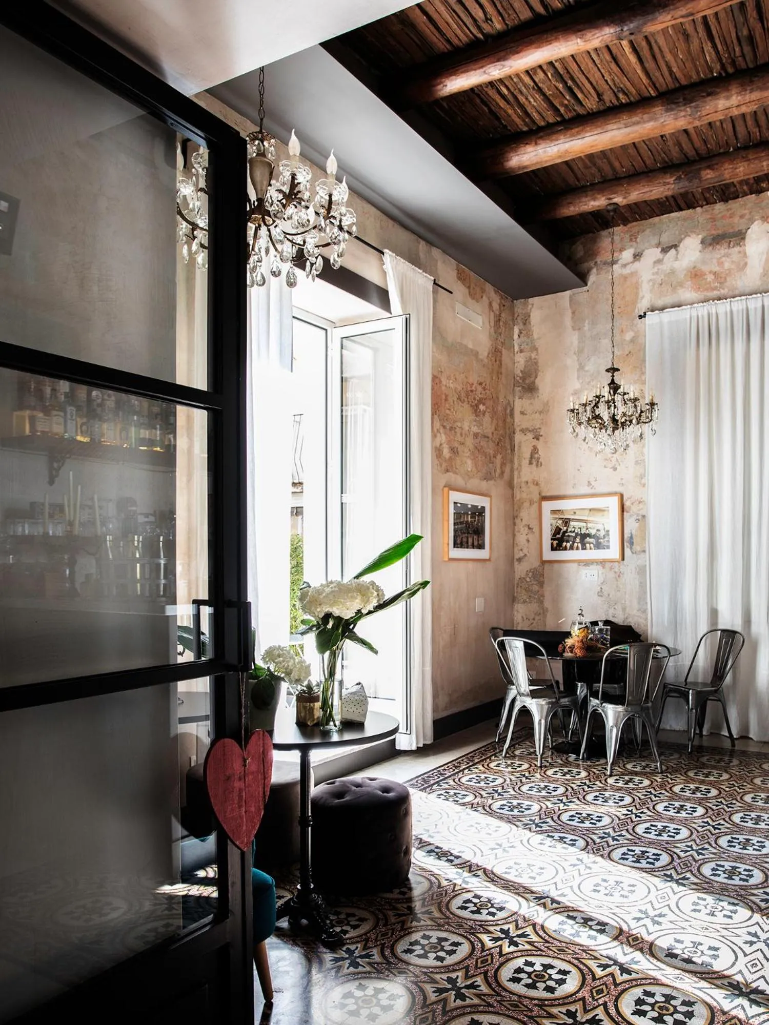 Communal lounge/ TV room in BB Casamatta