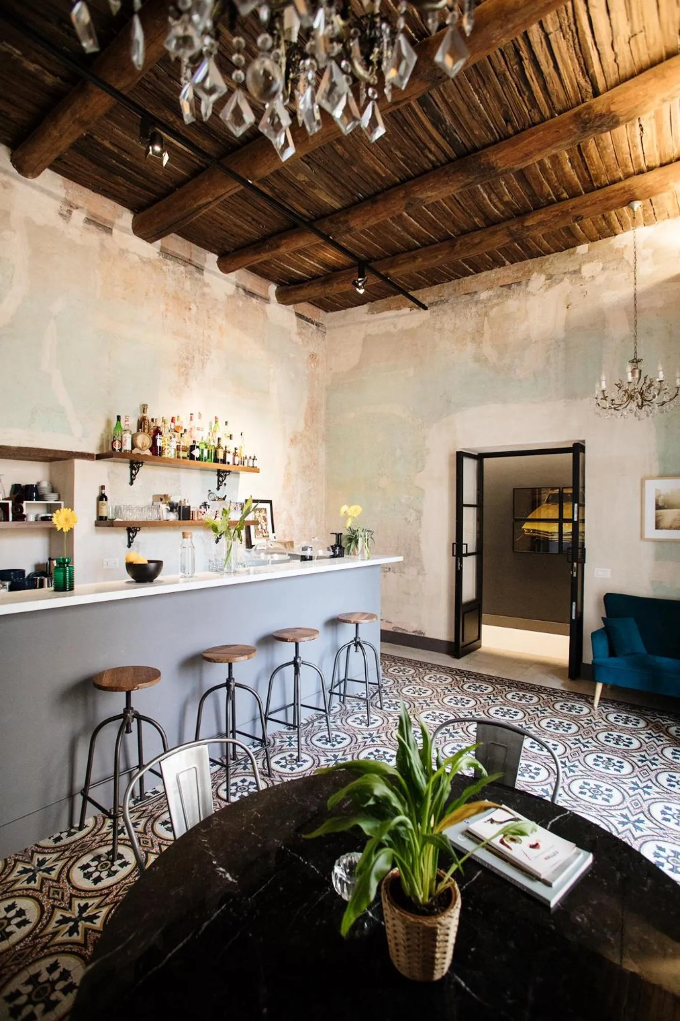 Communal lounge/ TV room in BB Casamatta