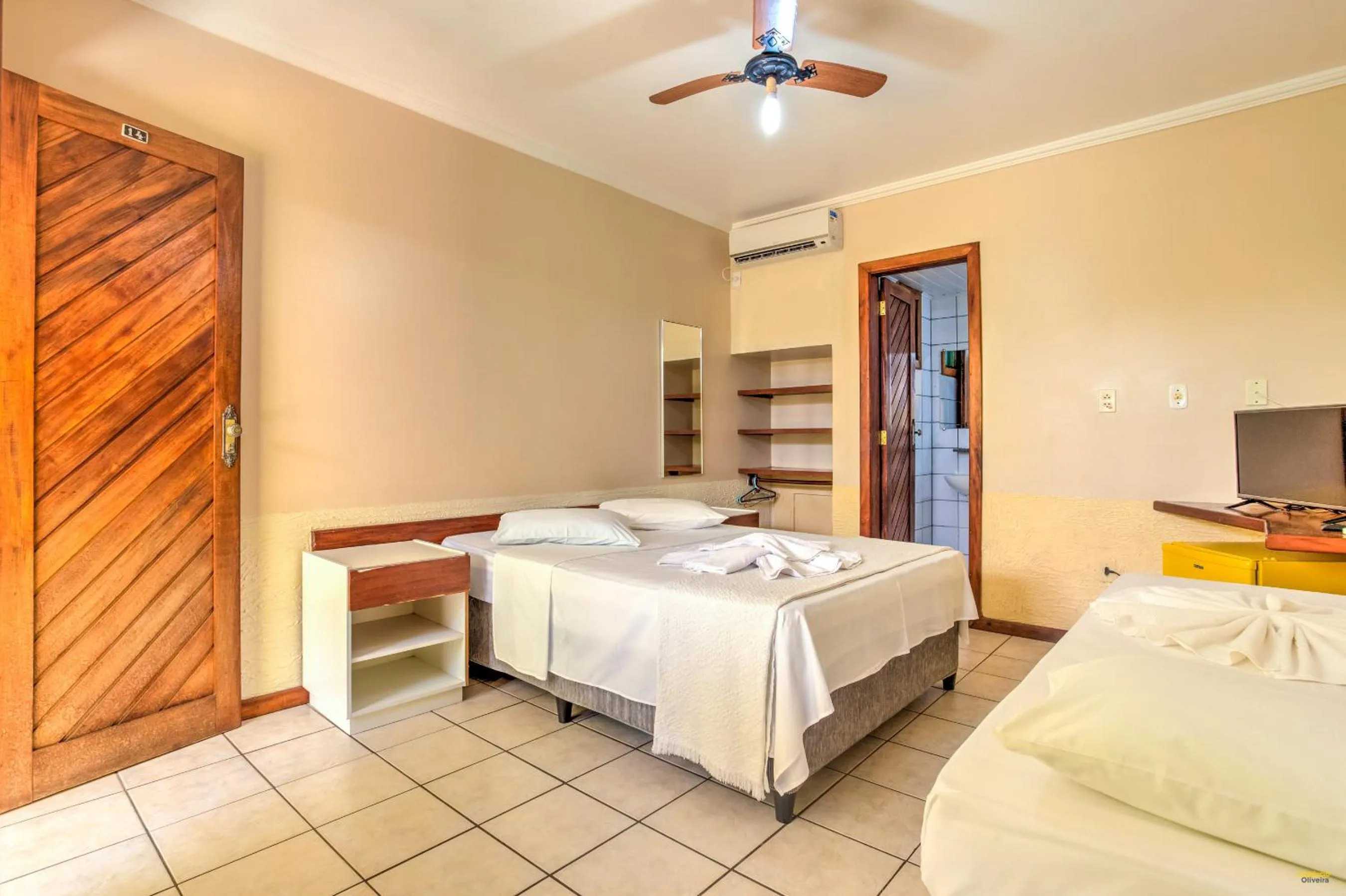 Bed in Pousada Raisis