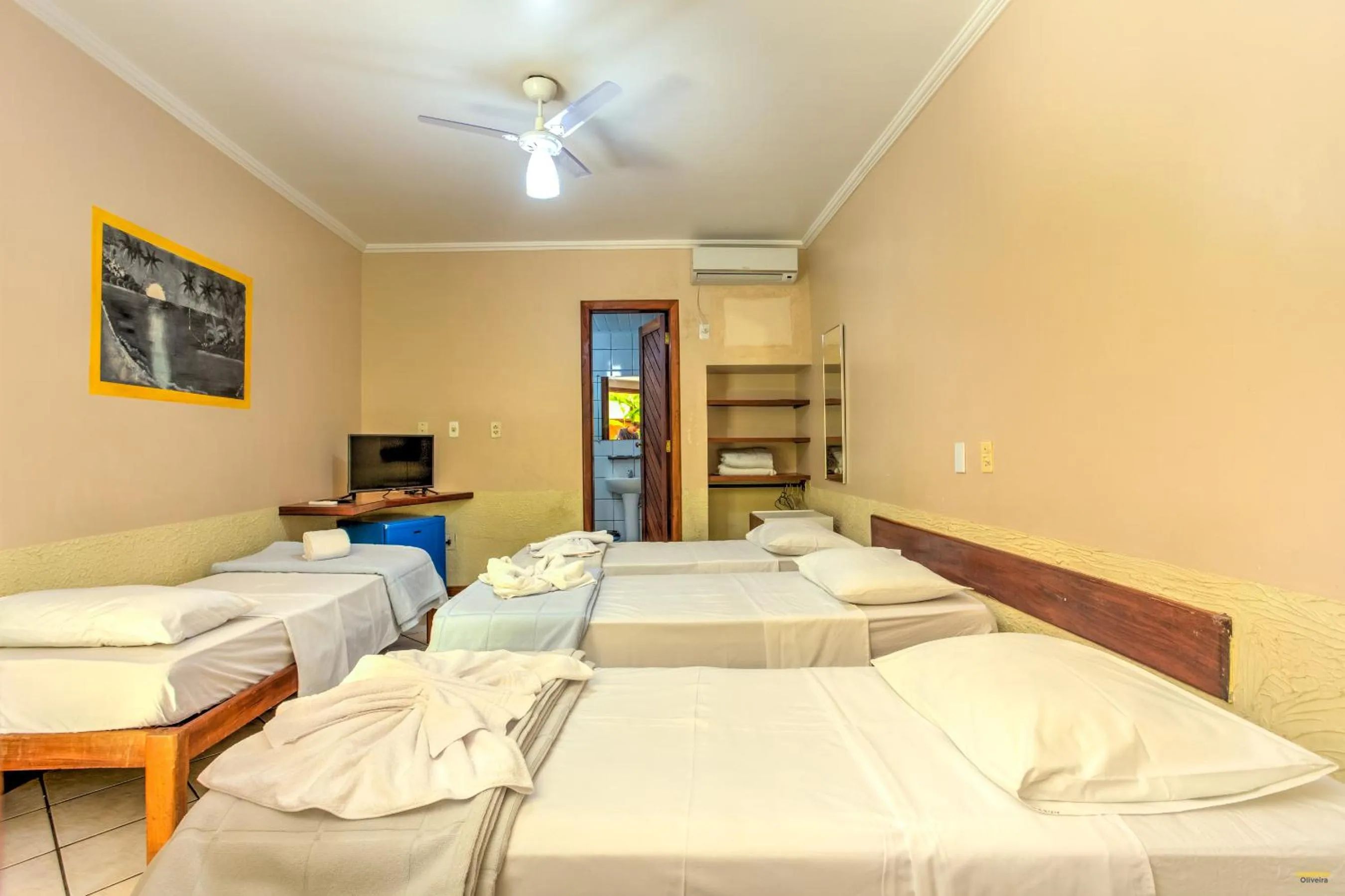 Bed in Pousada Raisis