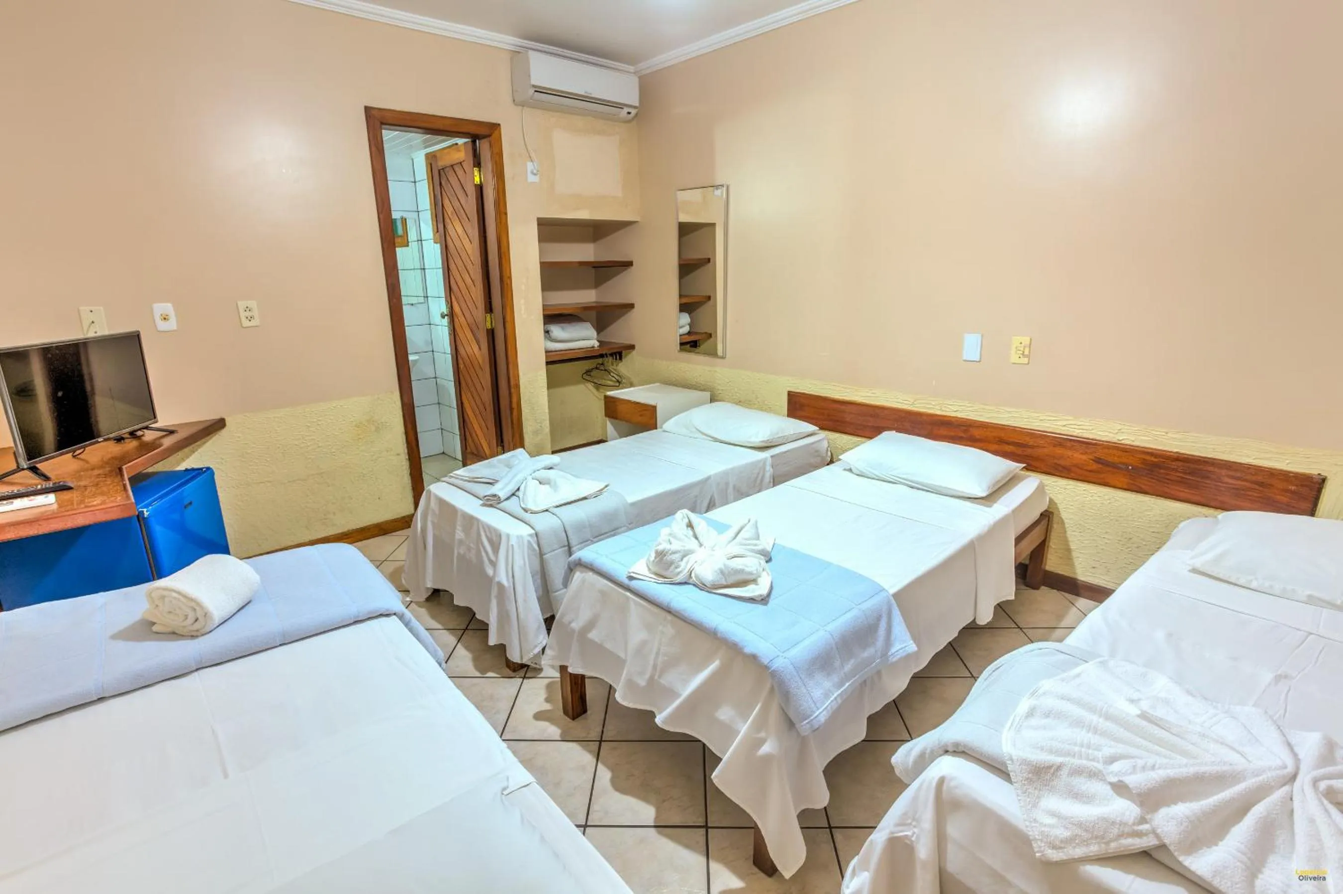 Bed in Pousada Raisis