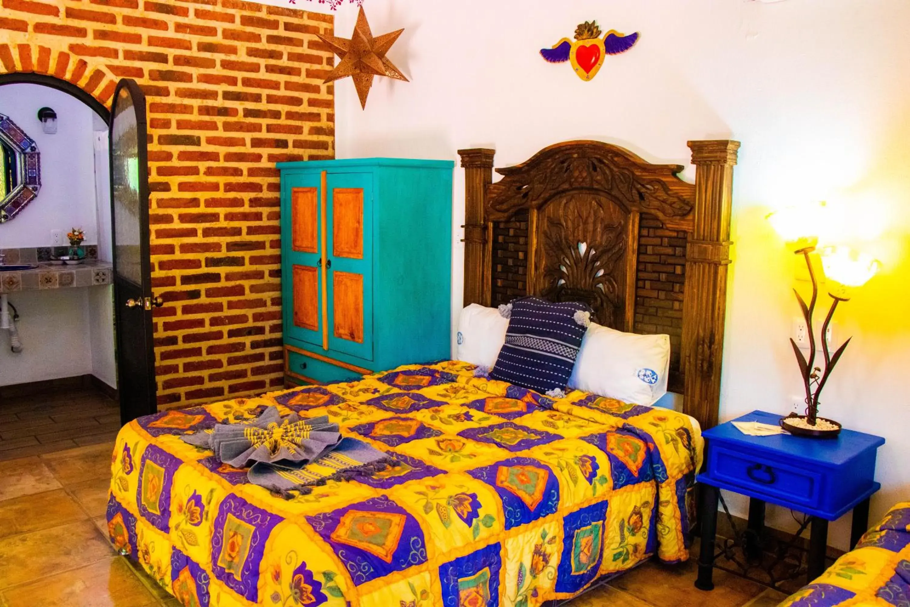 Twin Room in Posada las Margaritas Twin Room in Posada las Margaritas