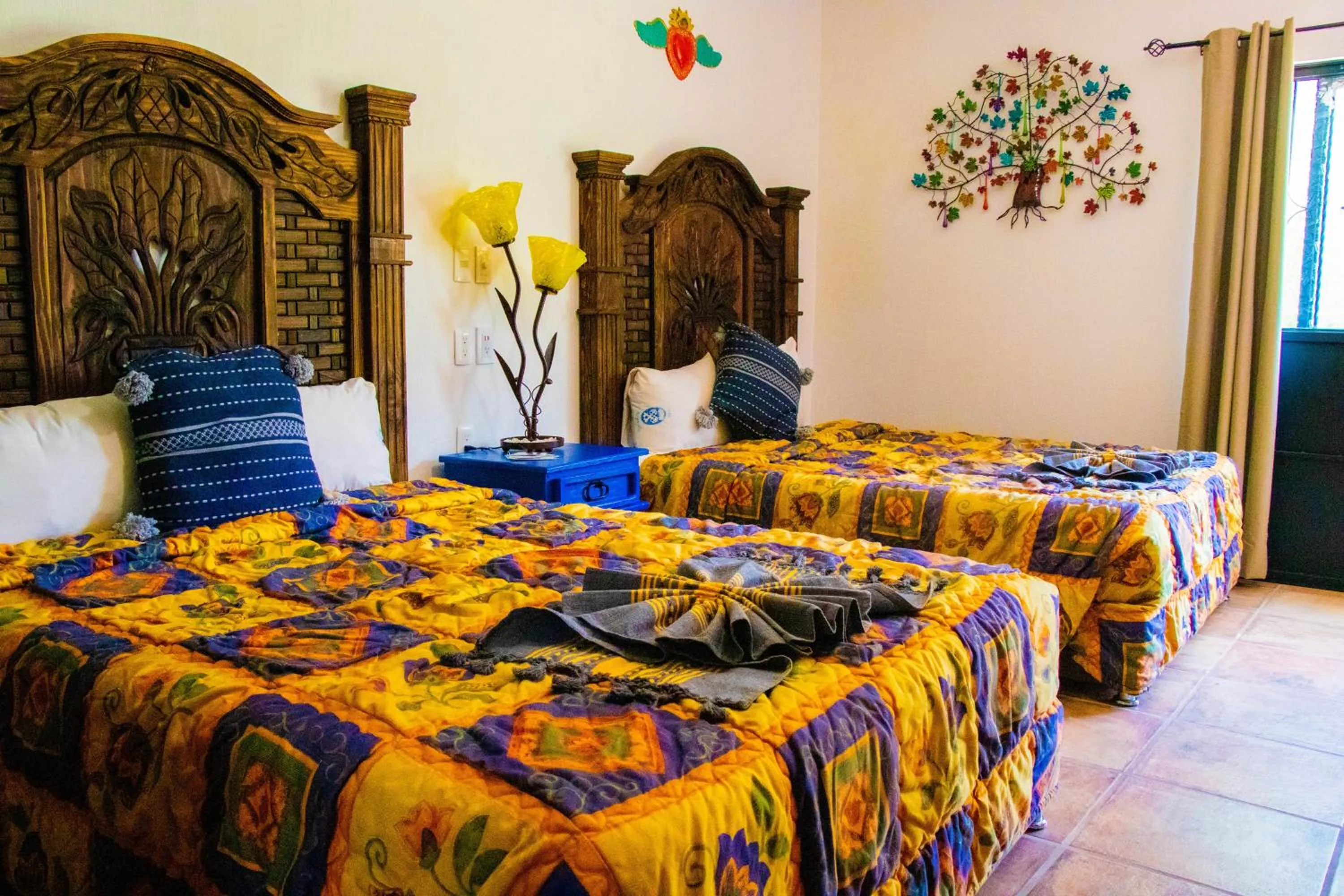 Bed in Posada las Margaritas