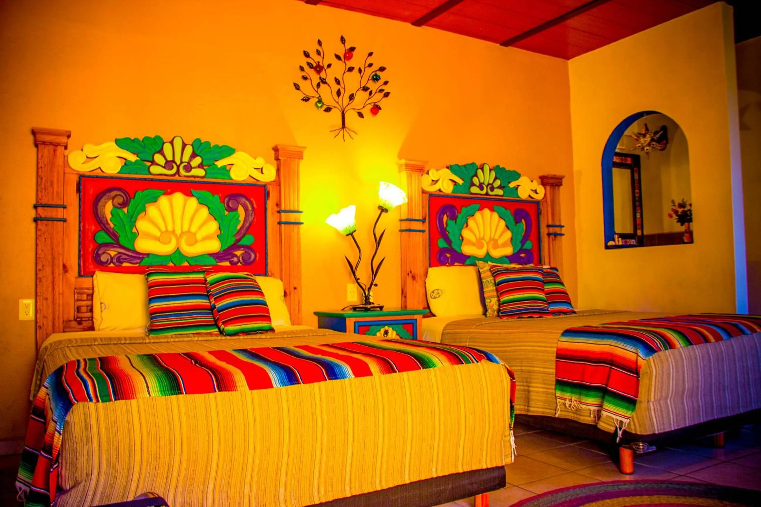 Bed in Posada las Margaritas