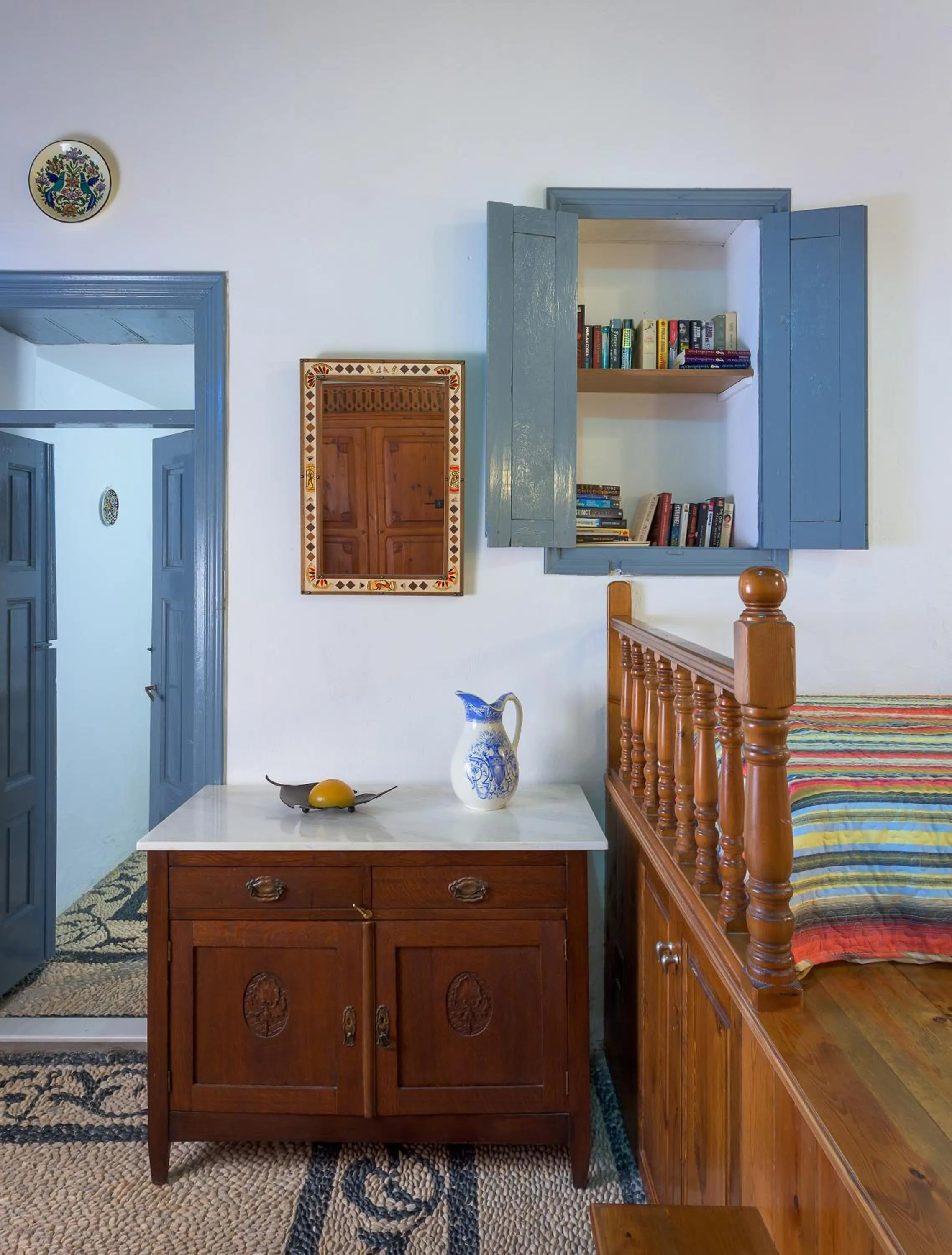 Decorative detail in Erato Apartments
