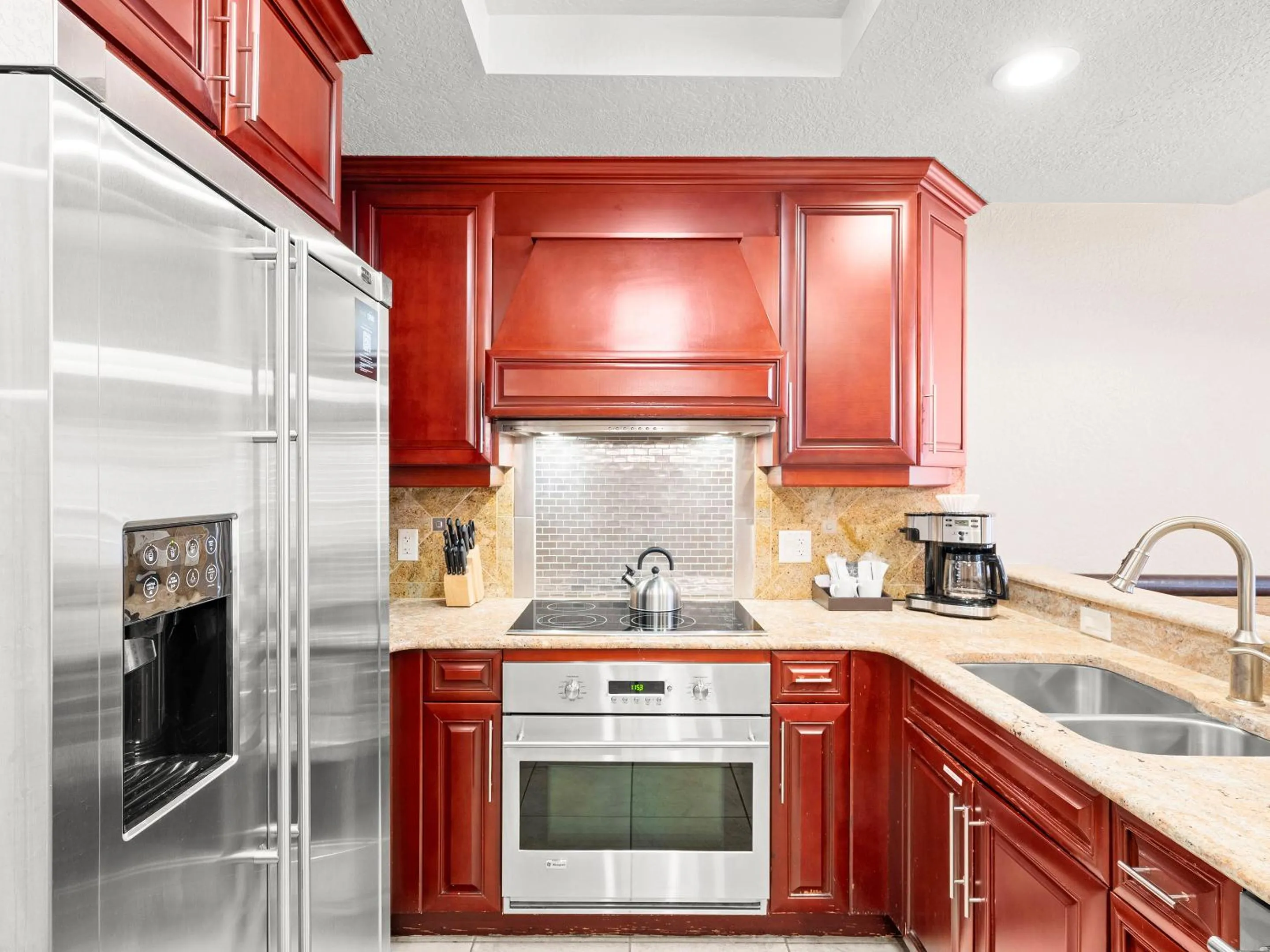 kitchen in Canyons Village Condos by All Seasons Resort Lodging