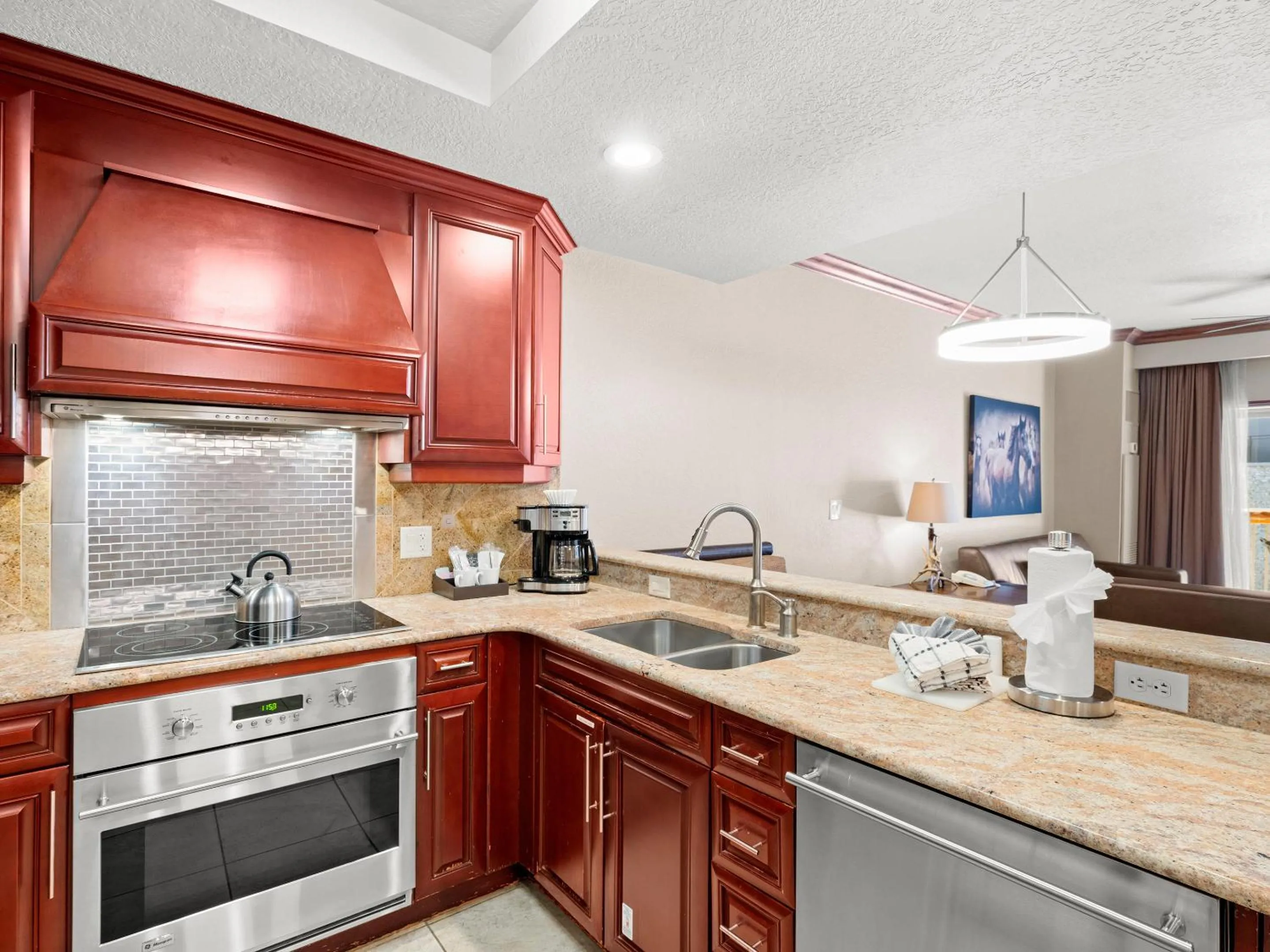 kitchen in Canyons Village Condos by All Seasons Resort Lodging
