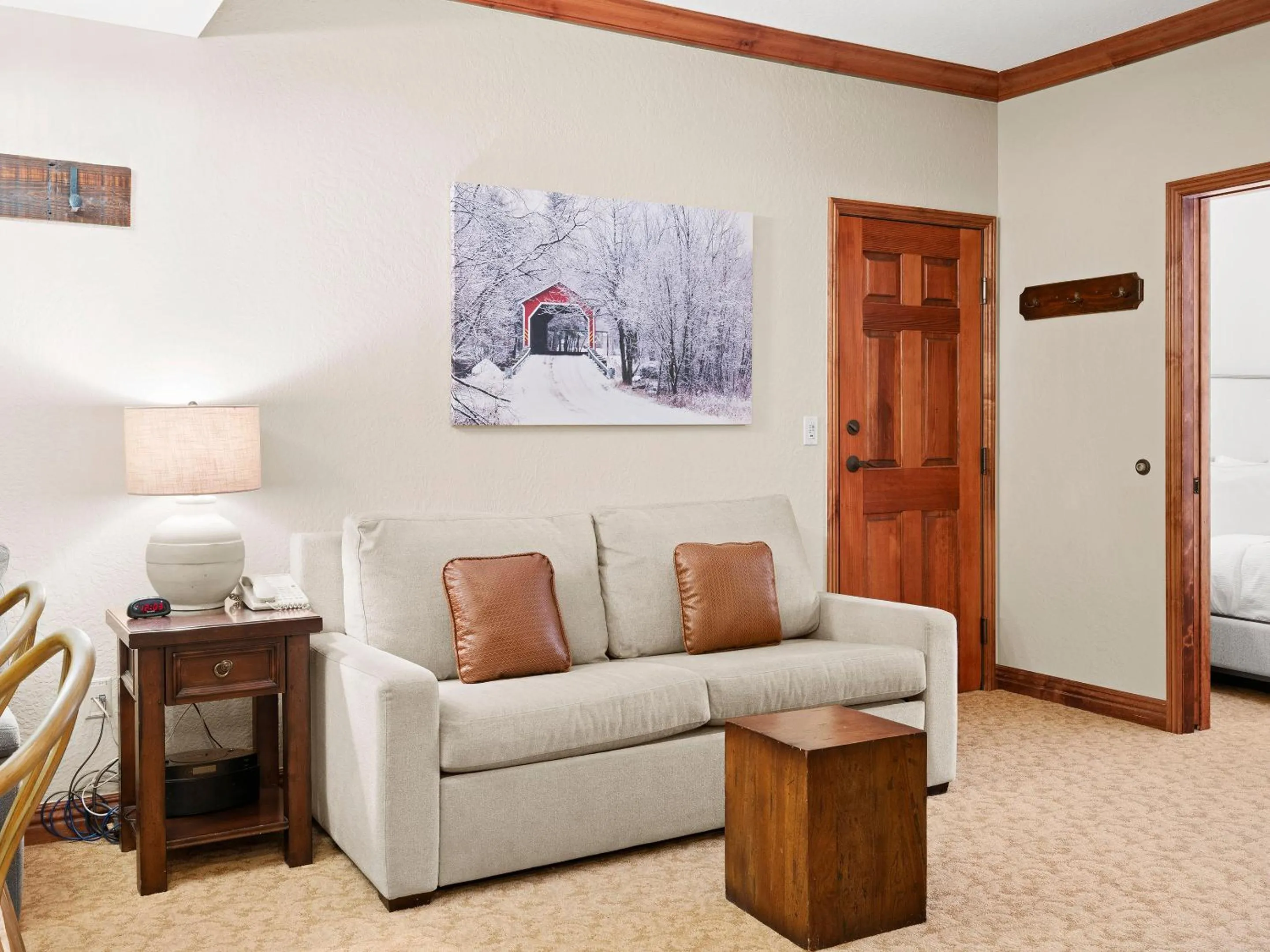 Living room in Canyons Village Condos by All Seasons Resort Lodging