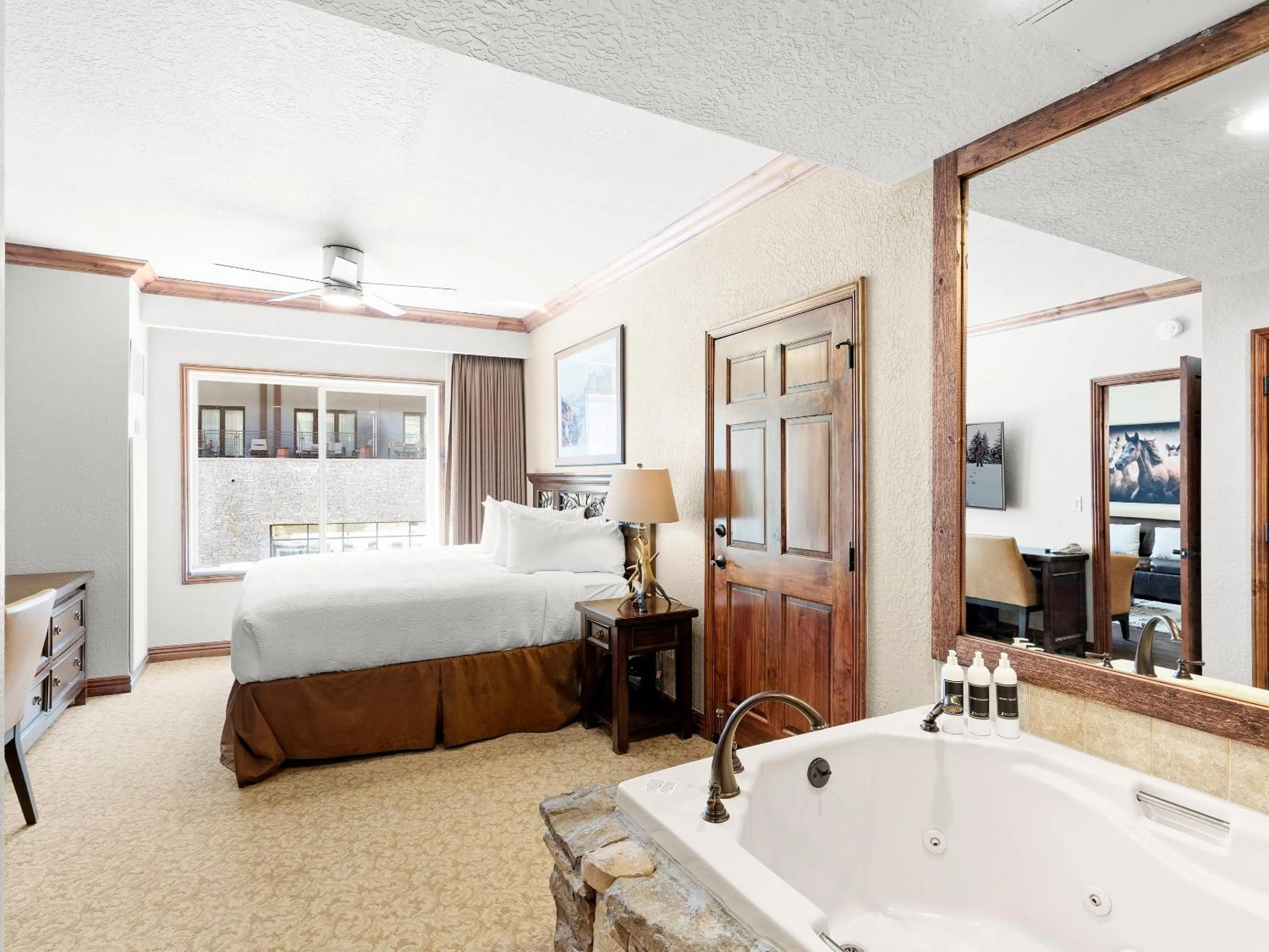 Bed in Canyons Village Condos by All Seasons Resort Lodging