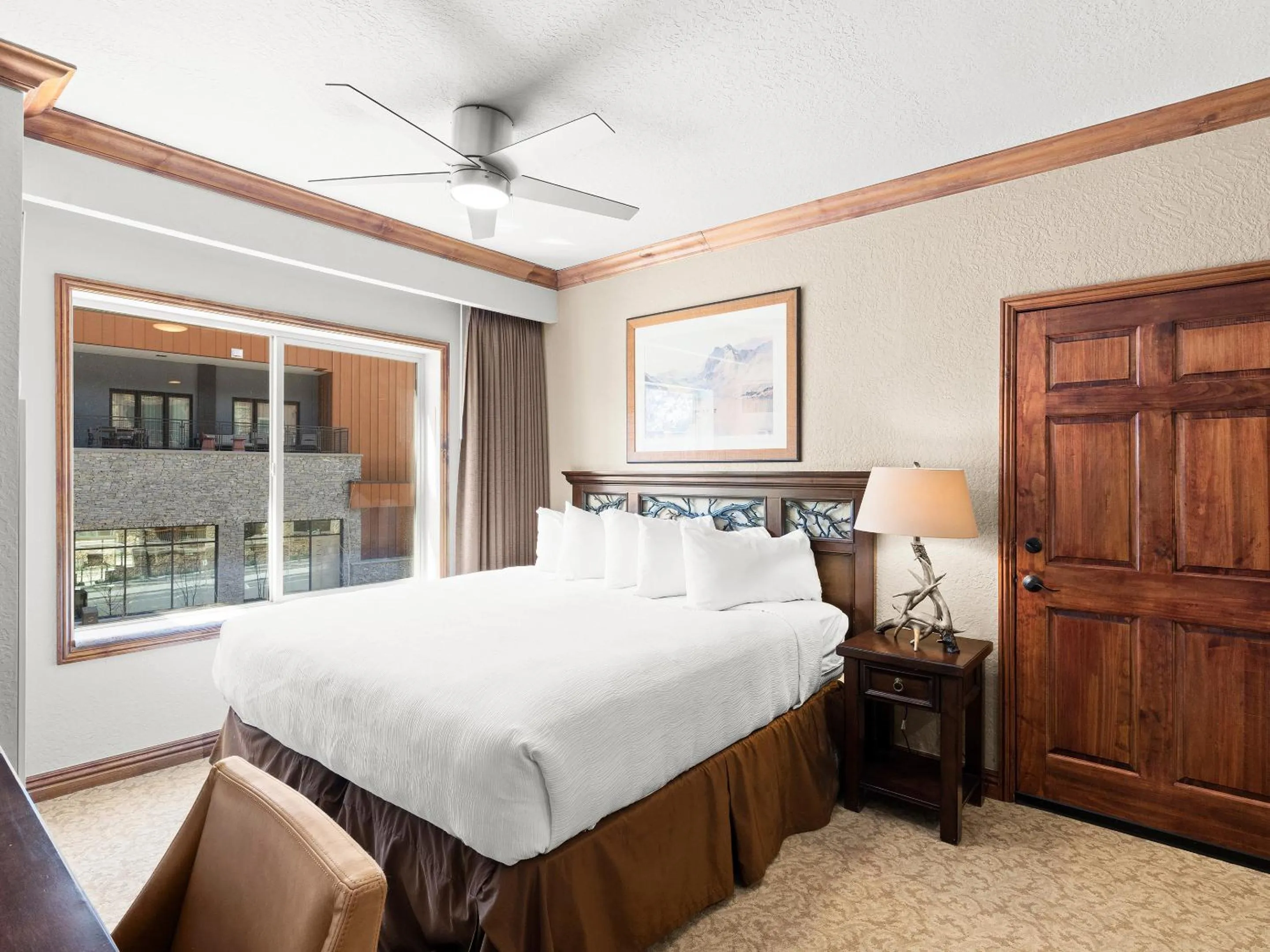 Bed in Canyons Village Condos by All Seasons Resort Lodging