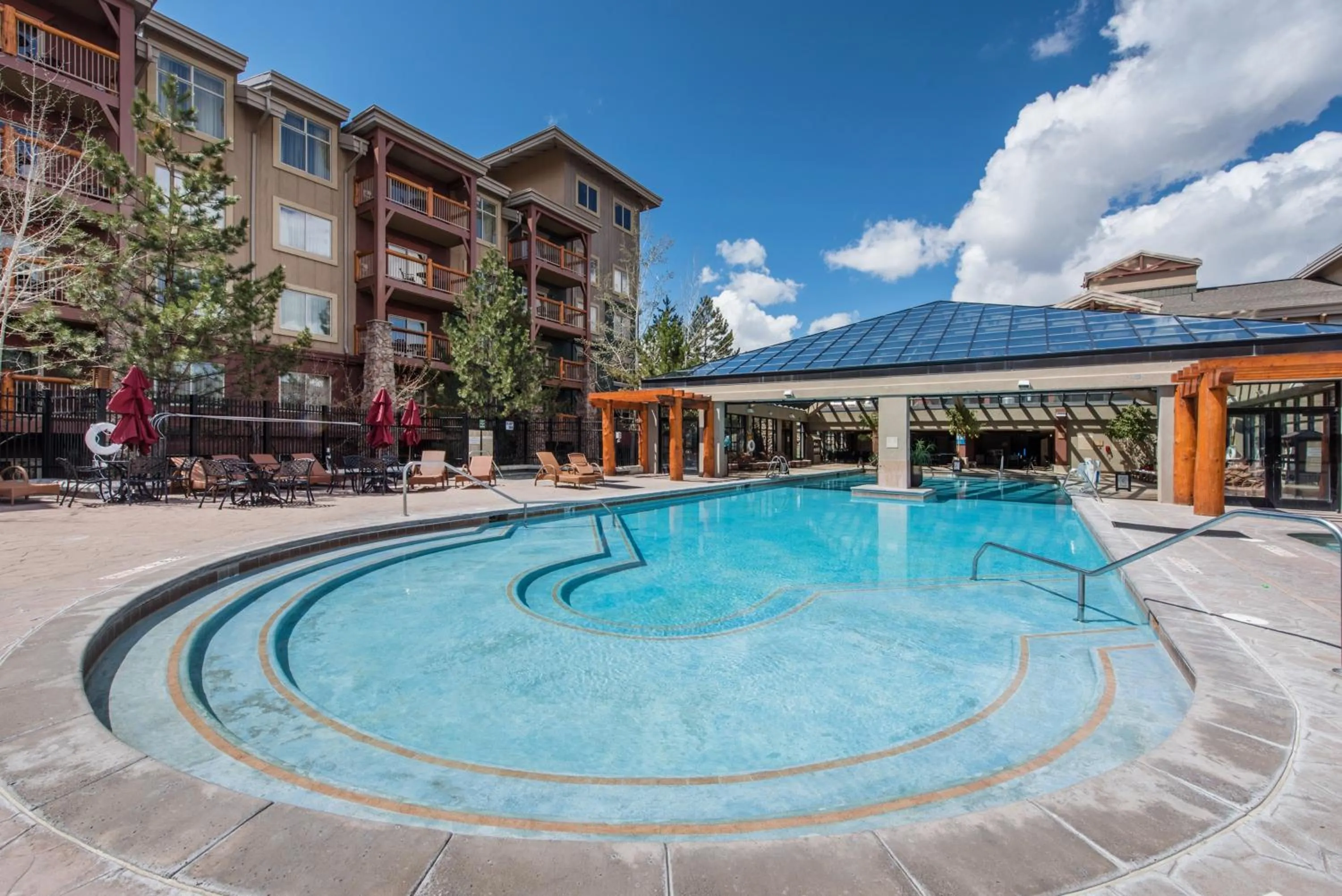 Swimming pool in Canyons Village Condos by All Seasons Resort Lodging