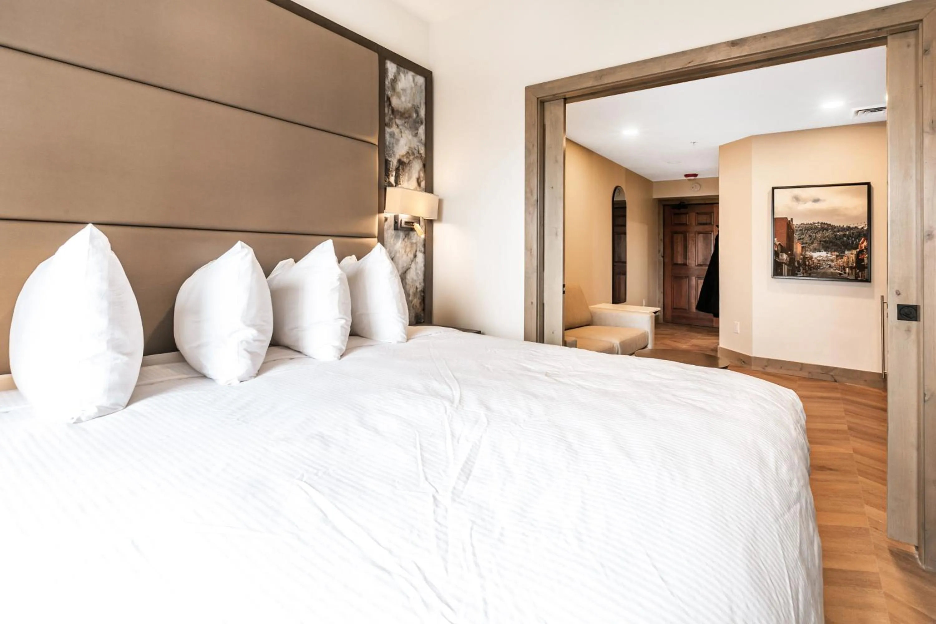 Bed in Canyons Village Condos by All Seasons Resort Lodging