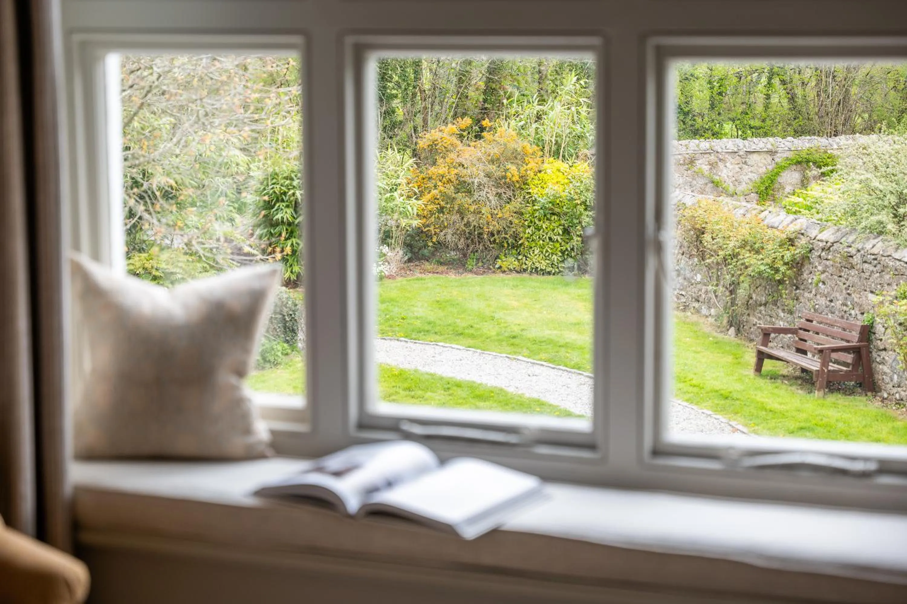 Garden view in Mill End Hotel