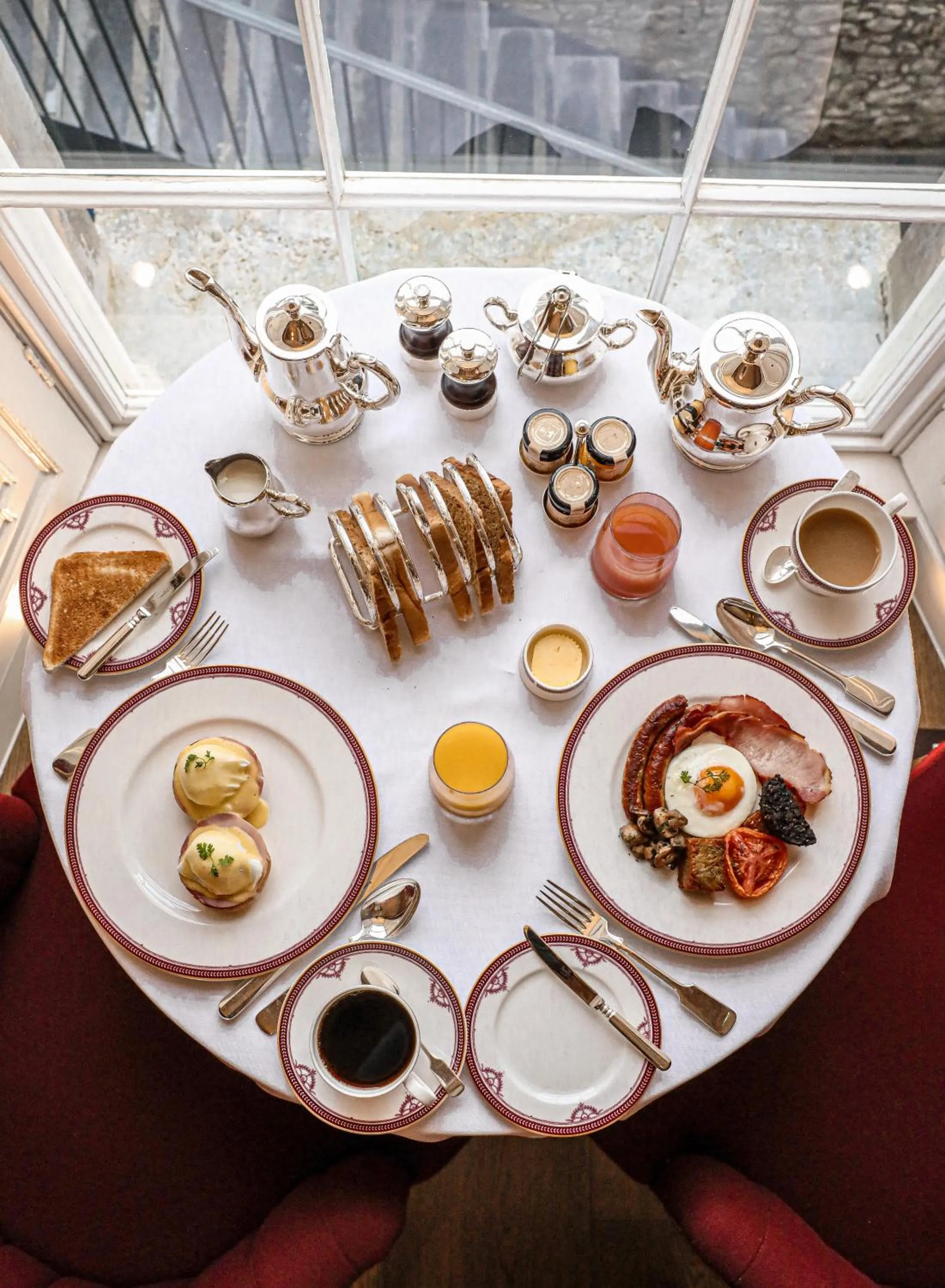 Food and drinks in Cashel Palace Hotel