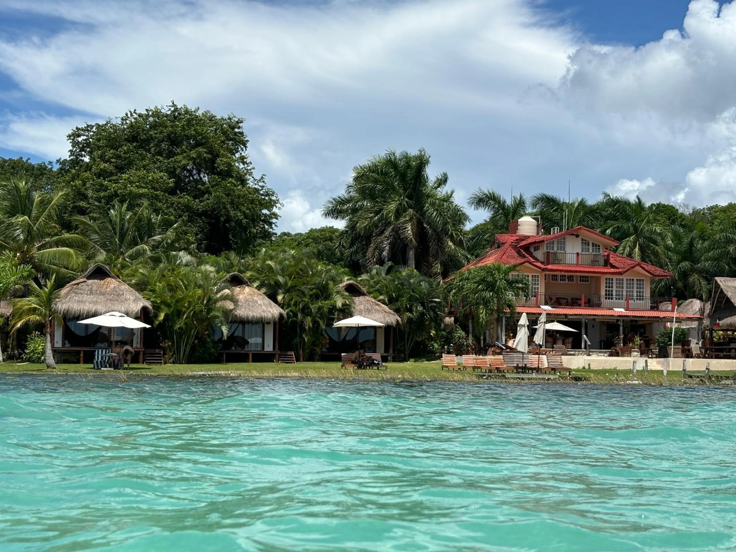 Lake view in Hotel CasaBakal - A pie de Laguna - Bacalar