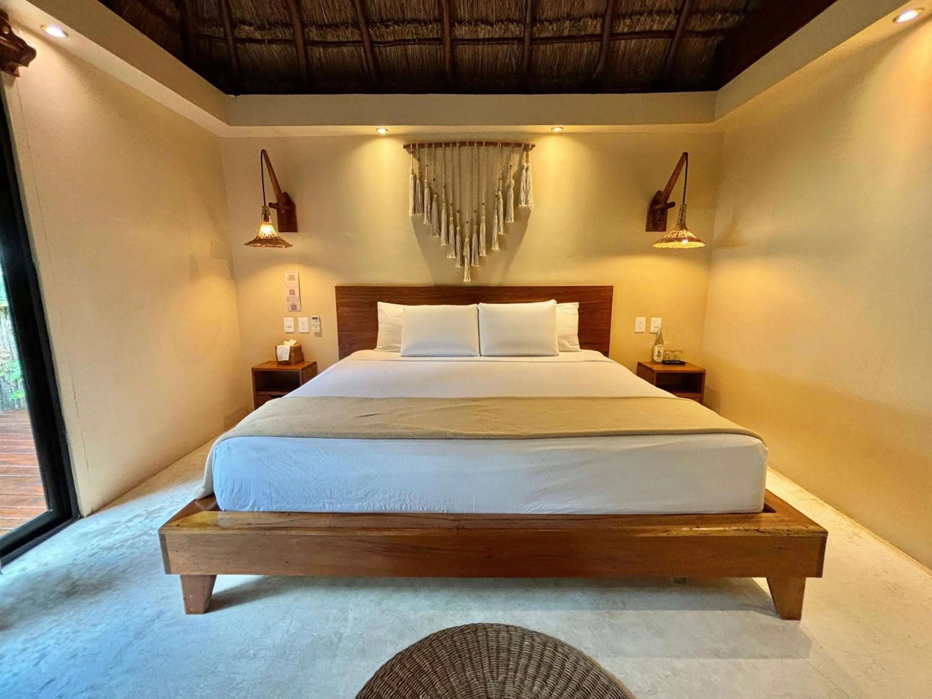 Bed in Hotel CasaBakal - A pie de Laguna - Bacalar