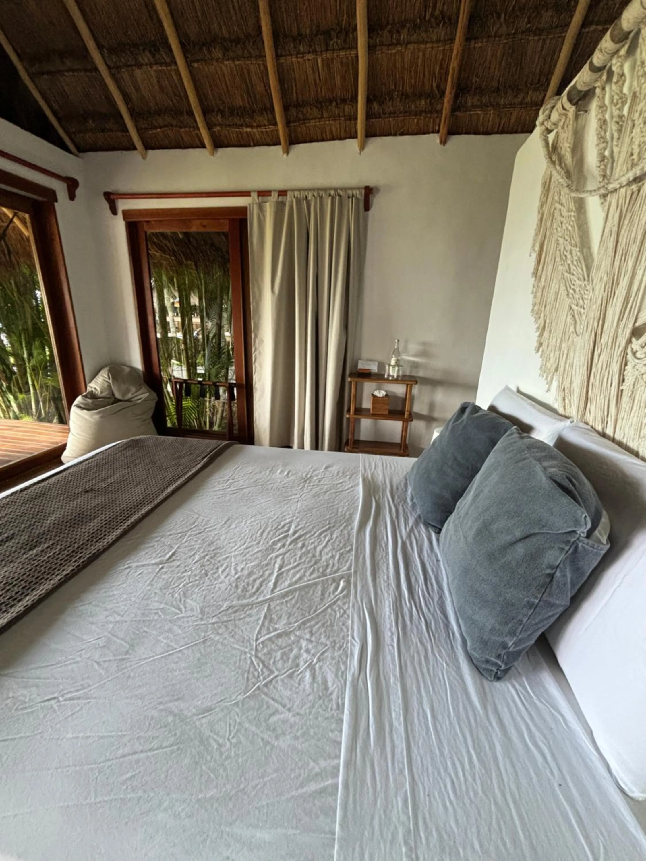 Bedroom, Bed in Hotel CasaBakal - A pie de Laguna - Bacalar