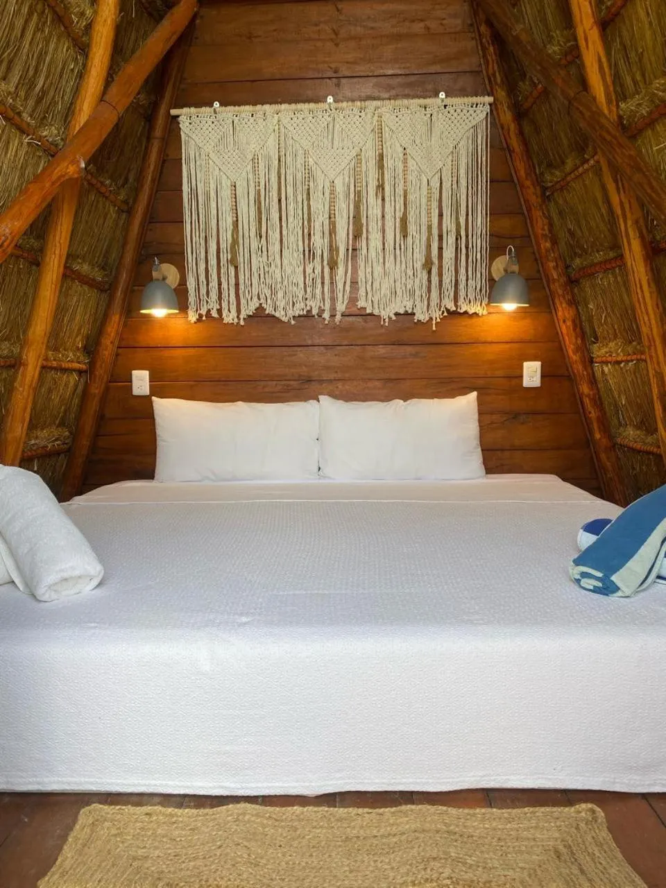 Bed in Hotel CasaBakal - A pie de Laguna - Bacalar