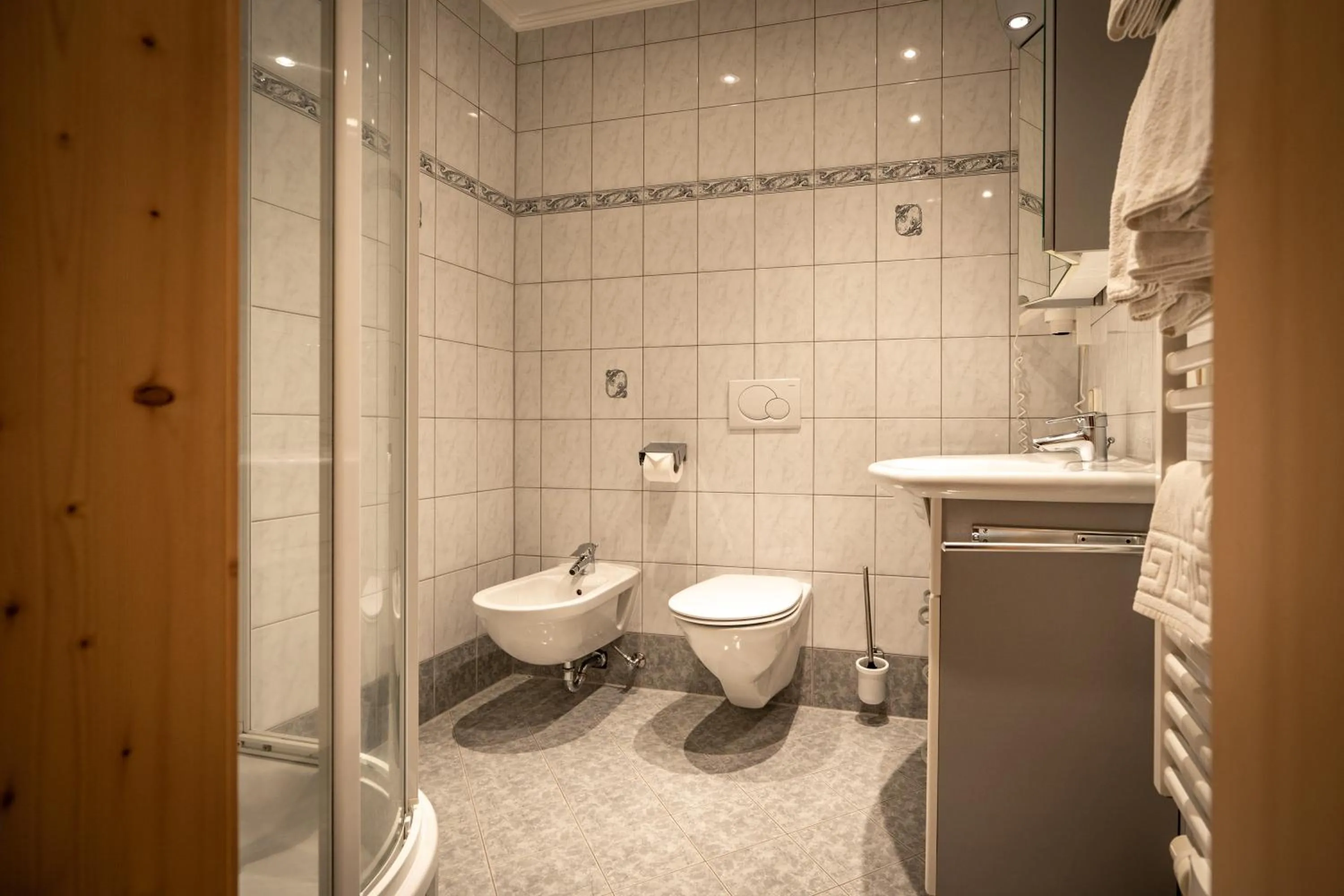 Shower in Apartmenthaus Gutwenger