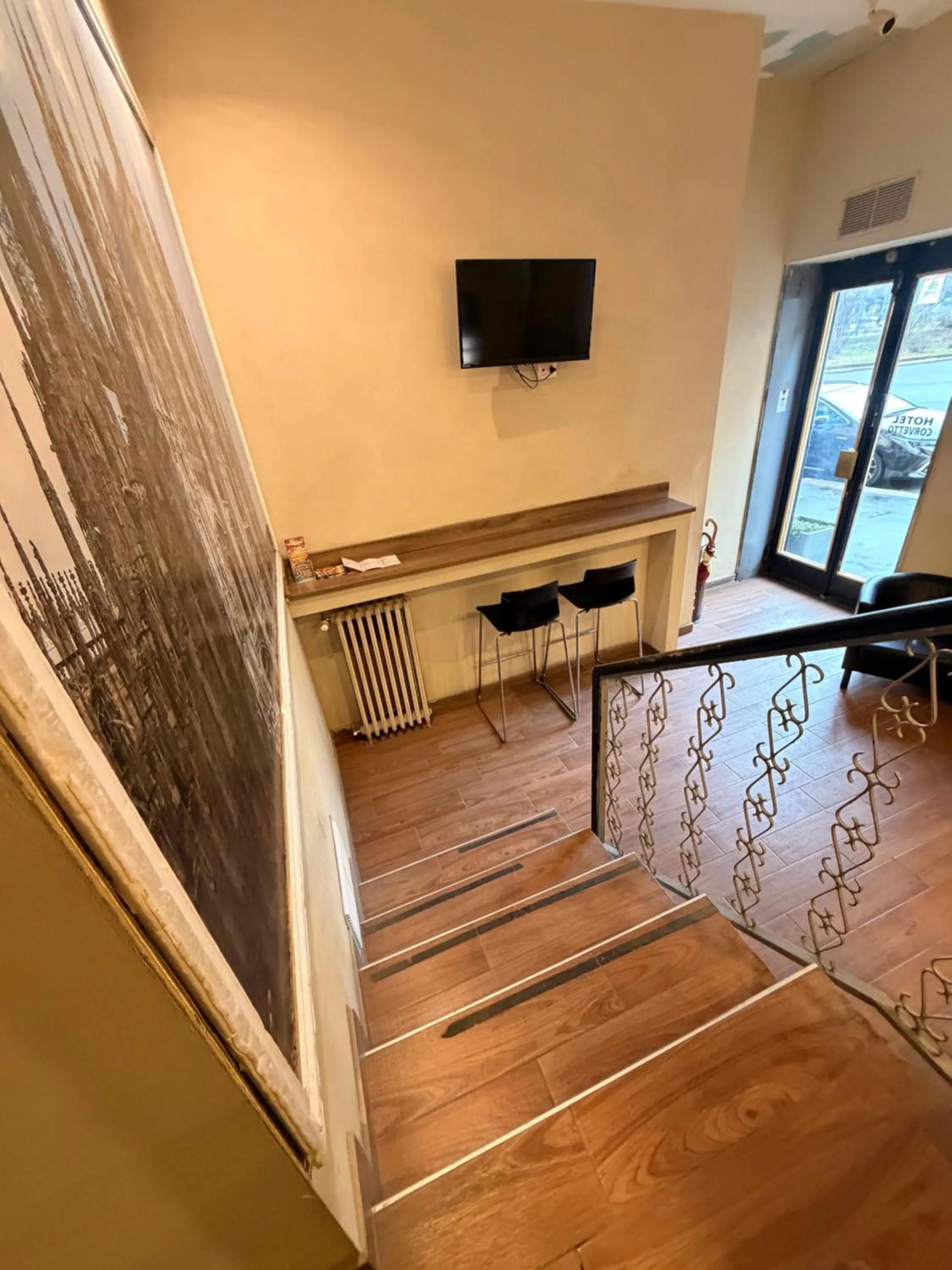 Lobby or reception in Albergo Corvetto Corso Lodi