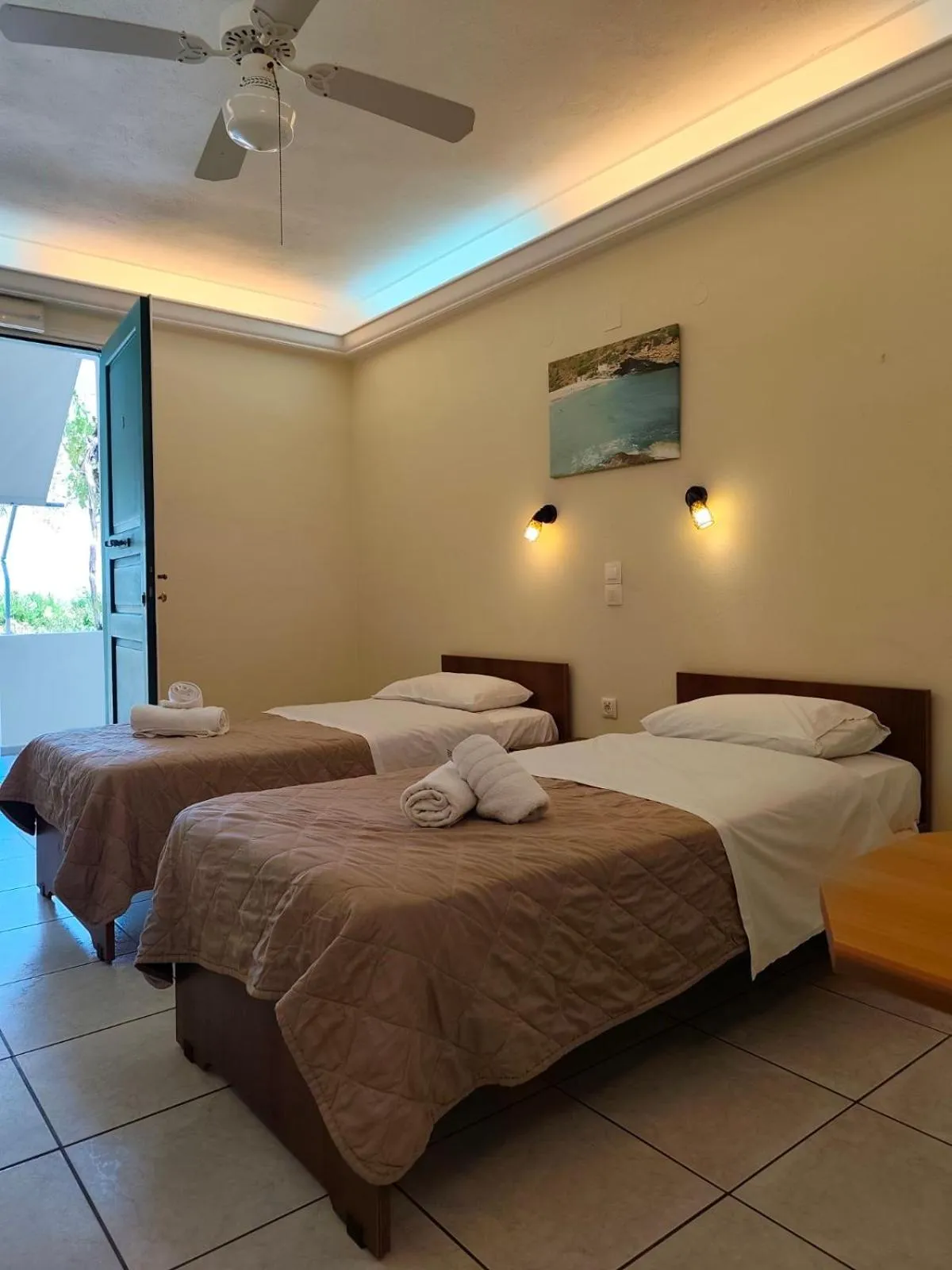 Bed in Vassiliki Studios