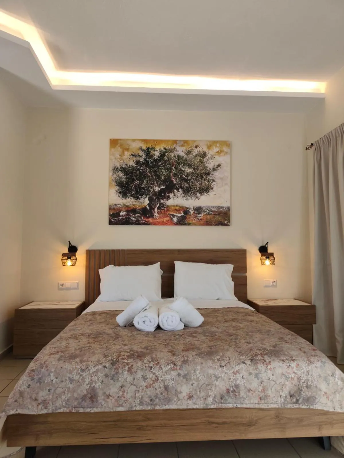 Bed in Vassiliki Studios