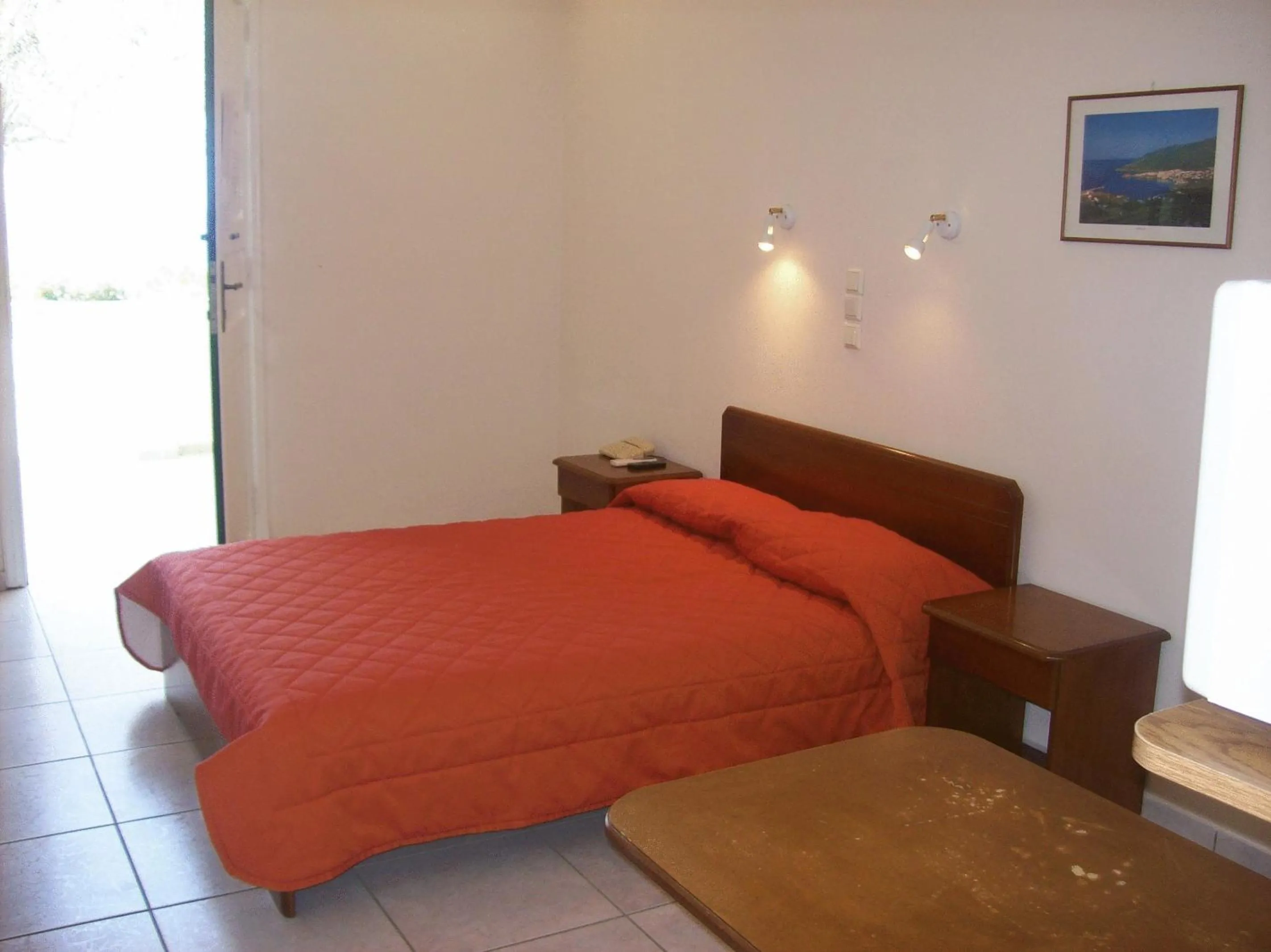 Bed in Vassiliki Studios