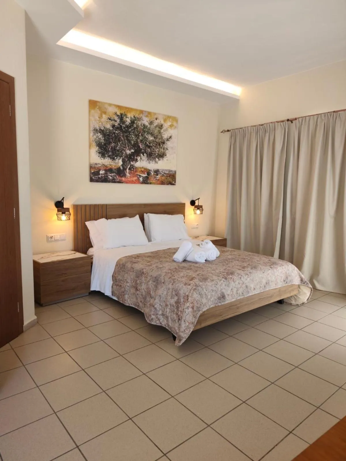 Bed in Vassiliki Studios