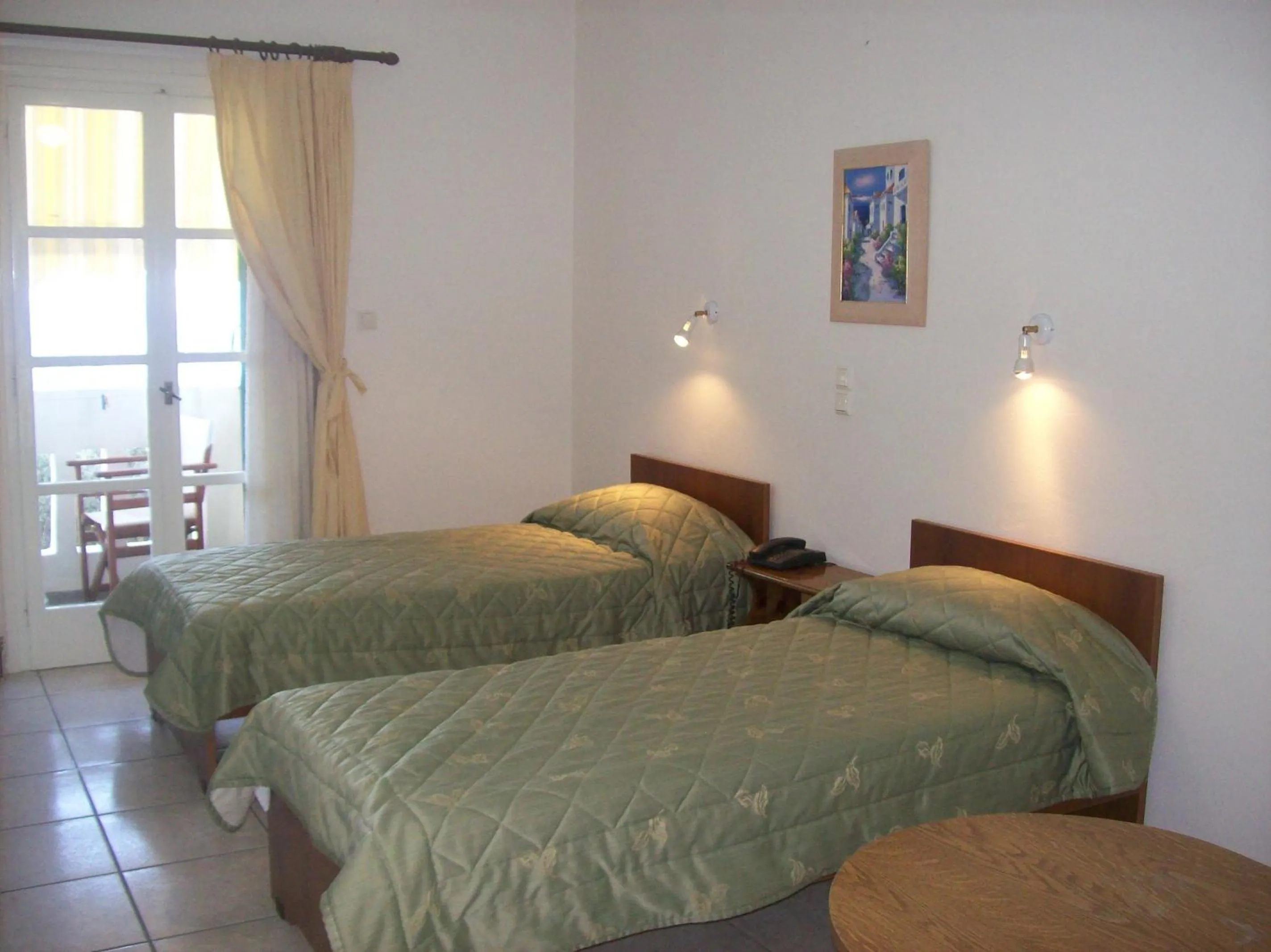 View (from property/room), Bed in Vassiliki Studios