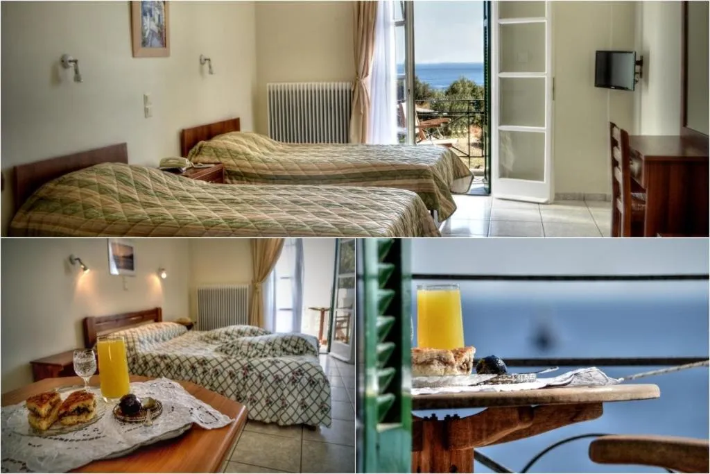 Photo of the whole room, Bed in Vassiliki Studios